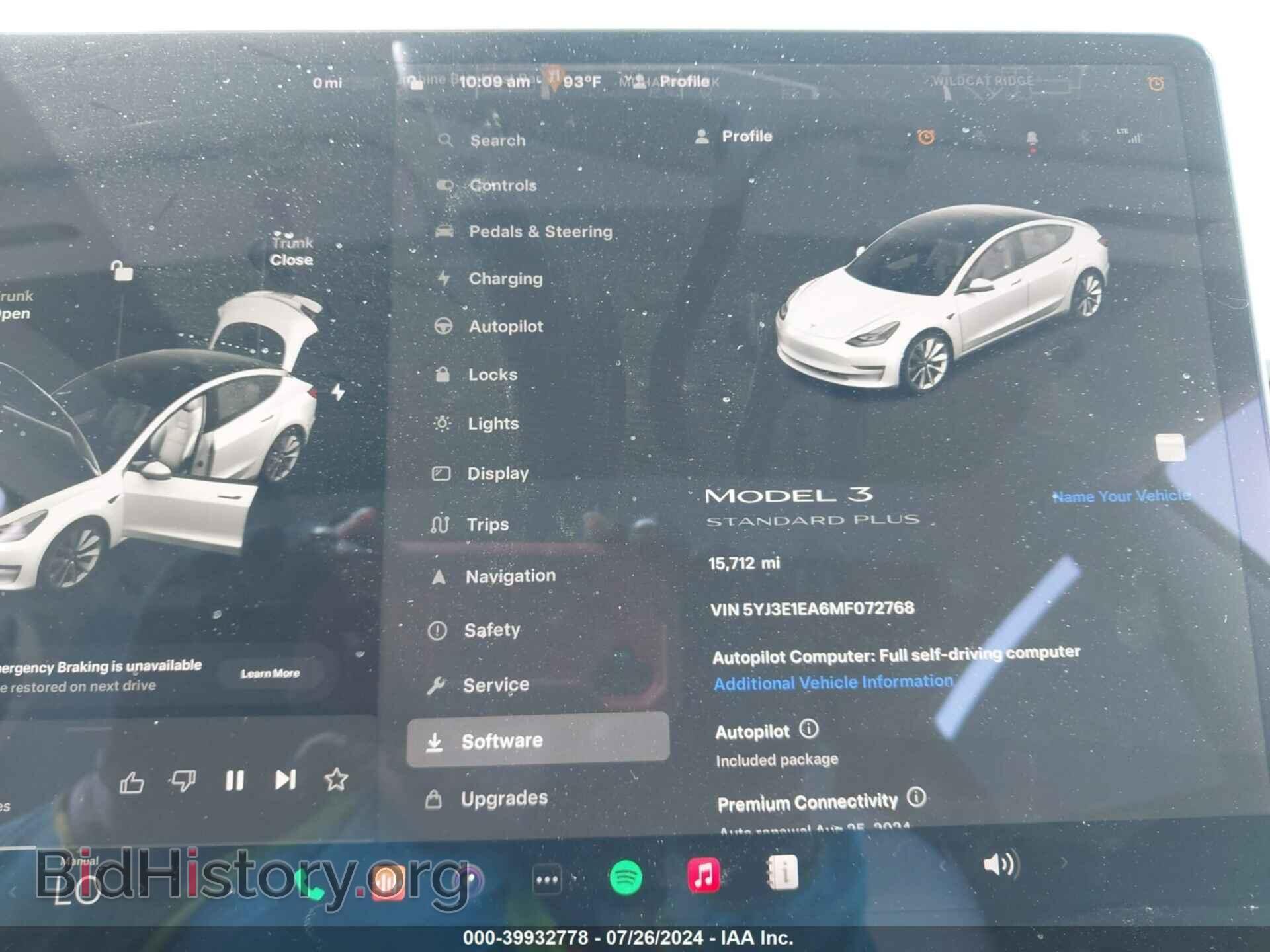 2021 TESLA MODEL 3 - VIN: 5YJ3E1EA6MF072768 - Фото 7
