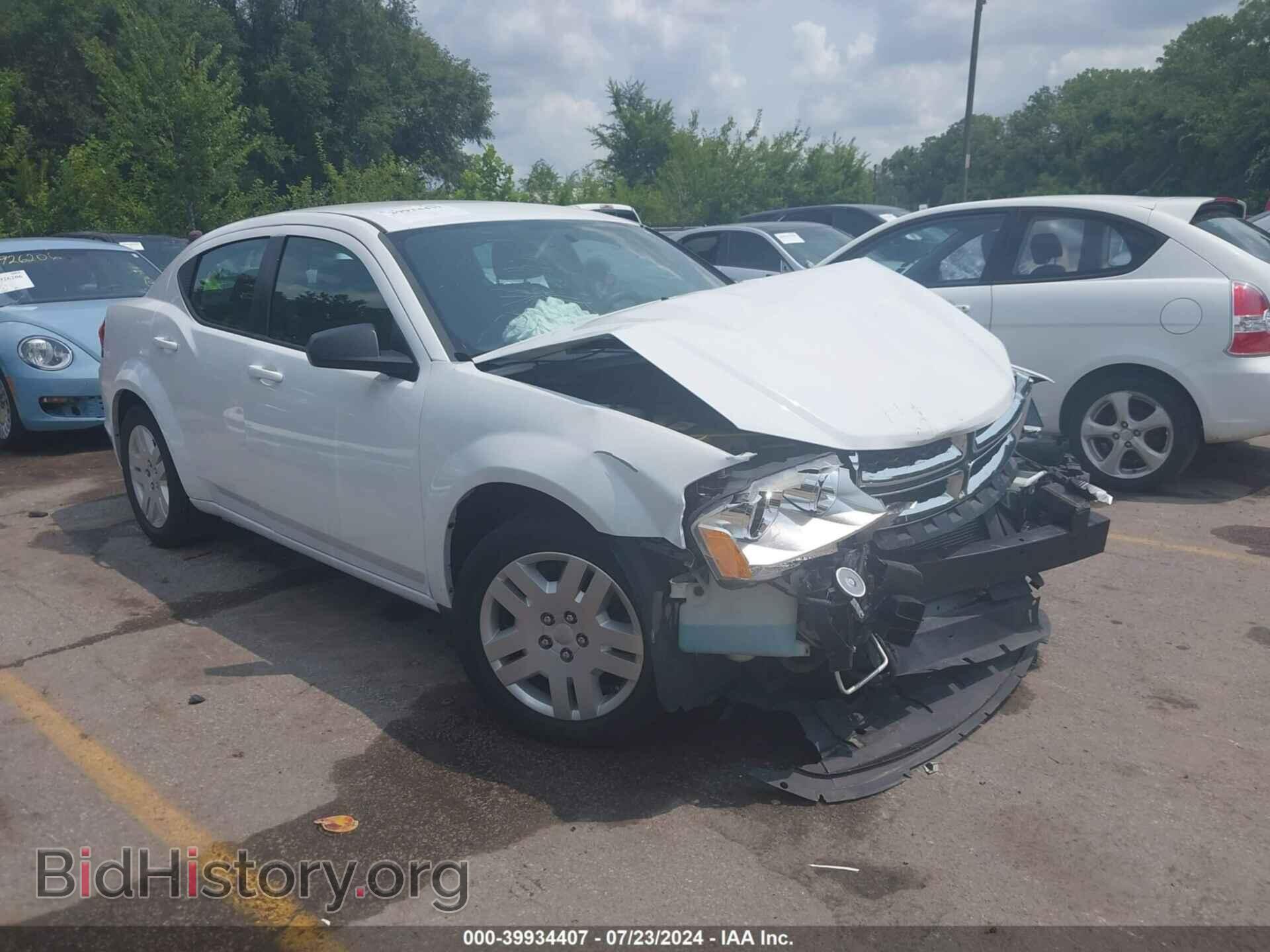 Photo 1C3CDZAB9CN165210 - DODGE AVENGER 2012