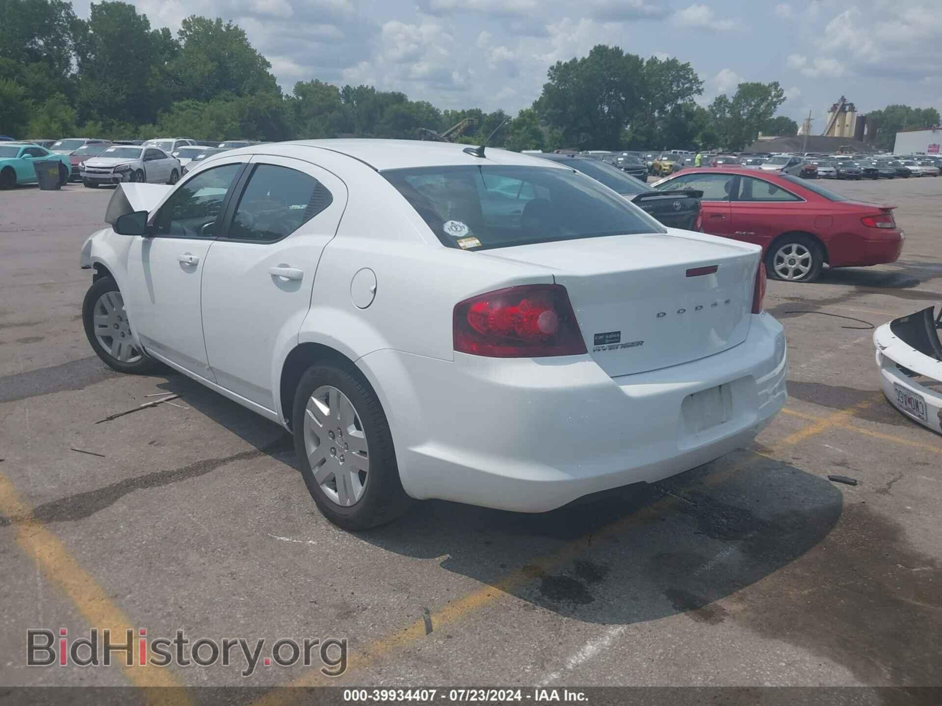 2012 DODGE AVENGER - VIN: 1C3CDZAB9CN165210 - Фото 3