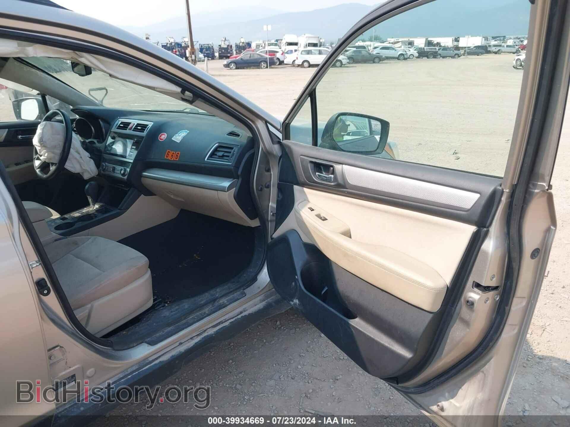 2015 SUBARU OUTBACK - VIN: 4S4BSBCC2F3328981 - Фото 5