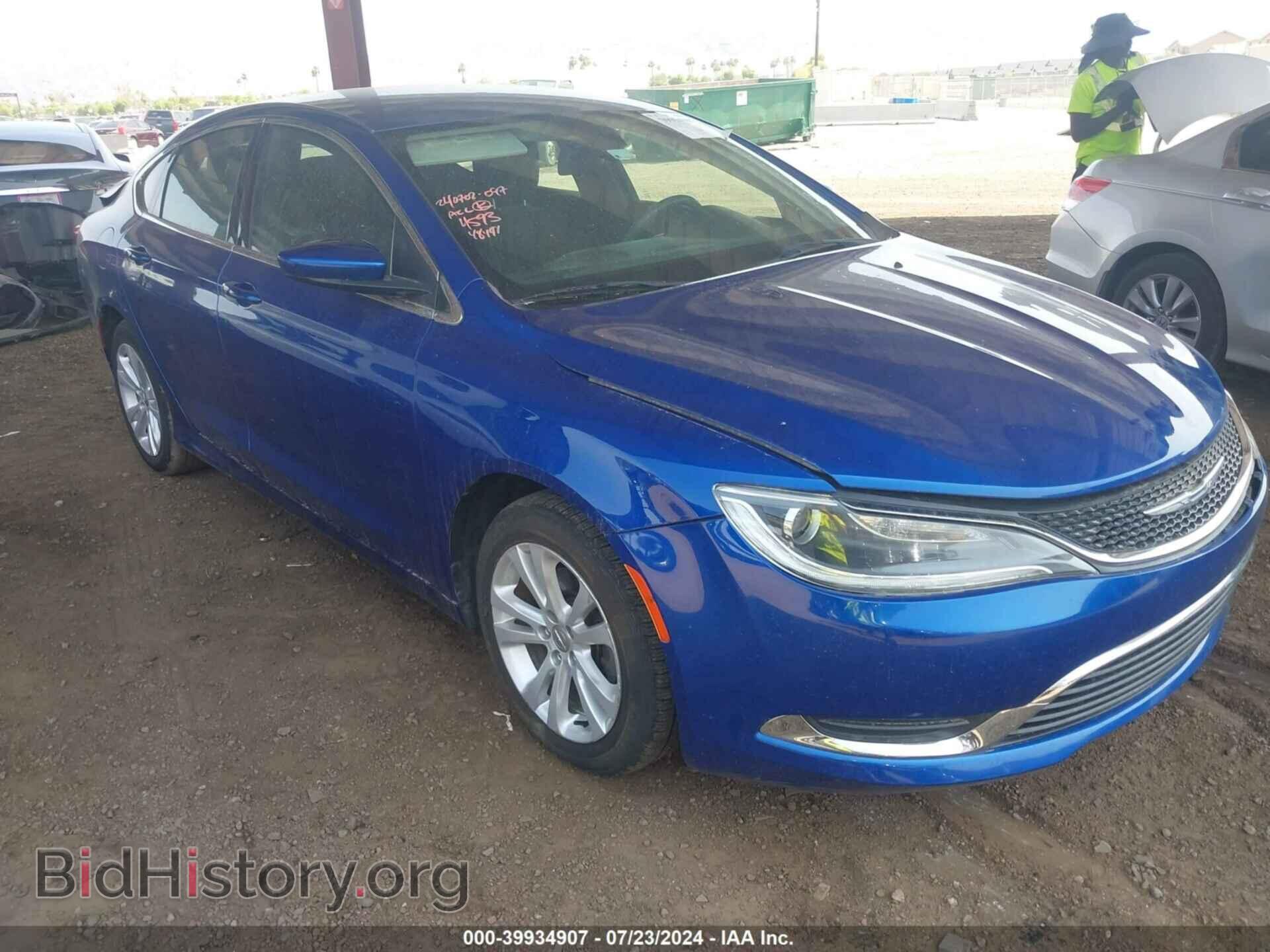 Фотография 1C3CCCAB3GN124593 - CHRYSLER 200 2016