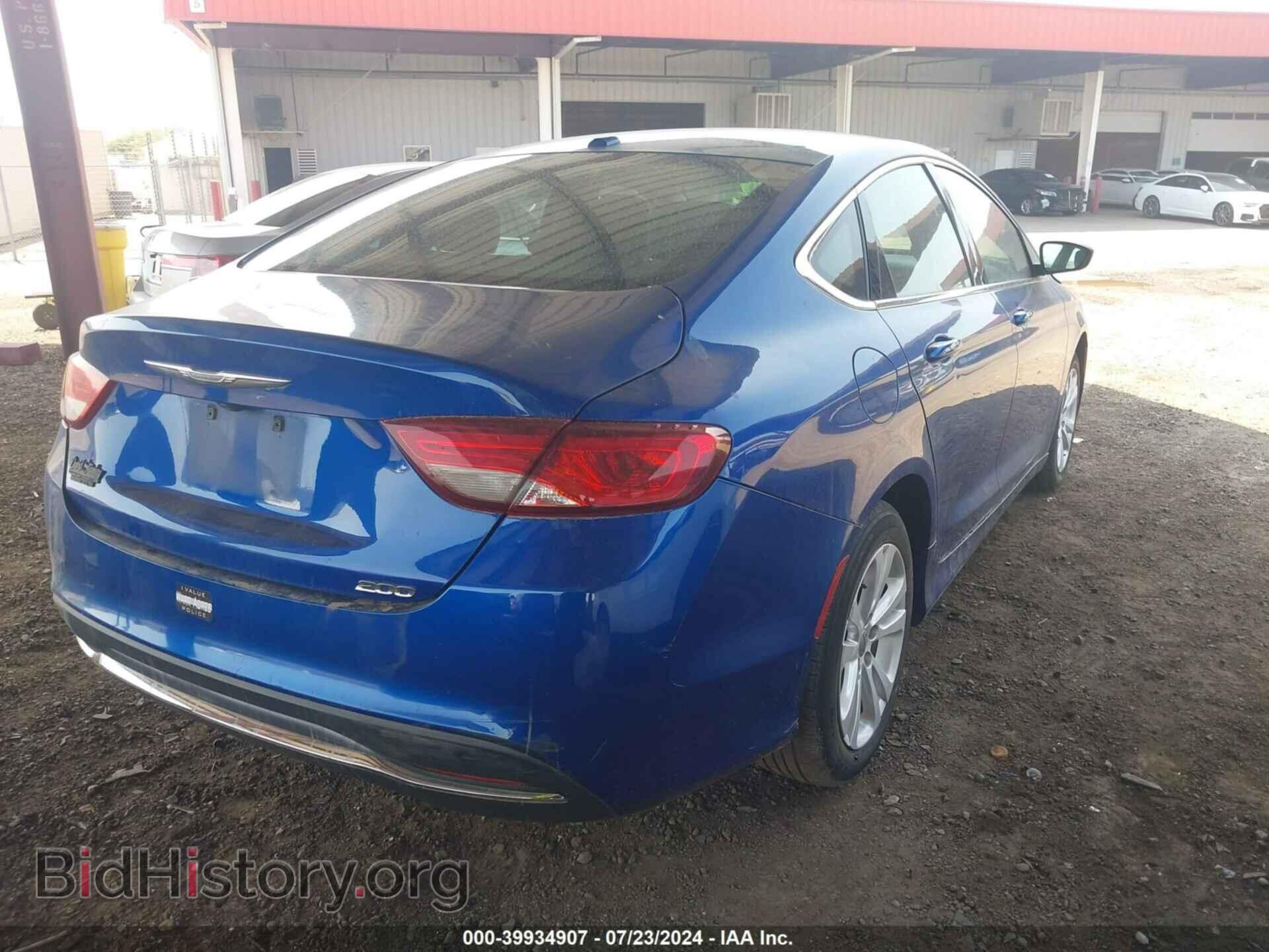 2016 CHRYSLER 200 - VIN: 1C3CCCAB3GN124593 - Фото 4