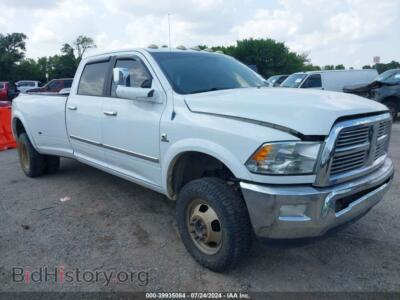 2012 RAM 3500 Laramie Longhorn/Limited Edition, white — VIN 3C63DRKL2CG345227, IAAI