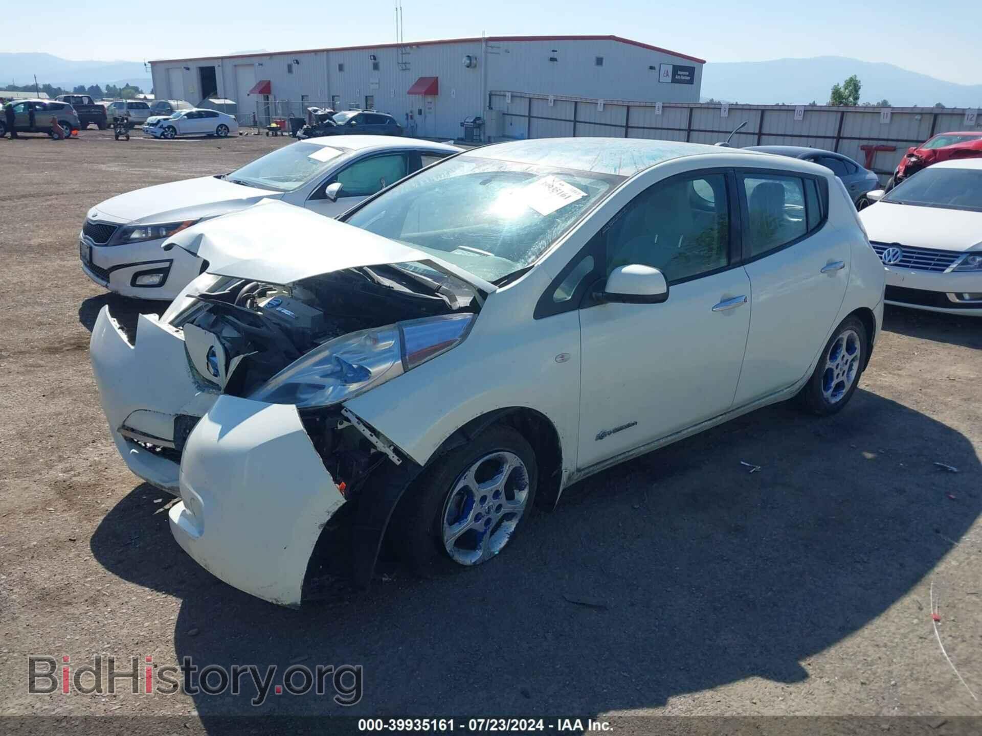 2012 NISSAN LEAF - VIN: JN1AZ0CP3CT017562 - Фото 2