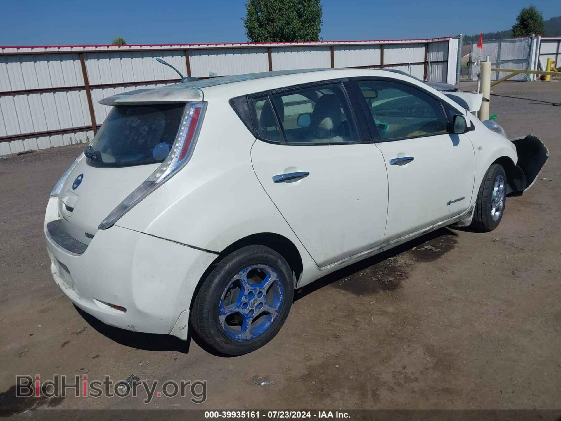2012 NISSAN LEAF - VIN: JN1AZ0CP3CT017562 - Фото 4