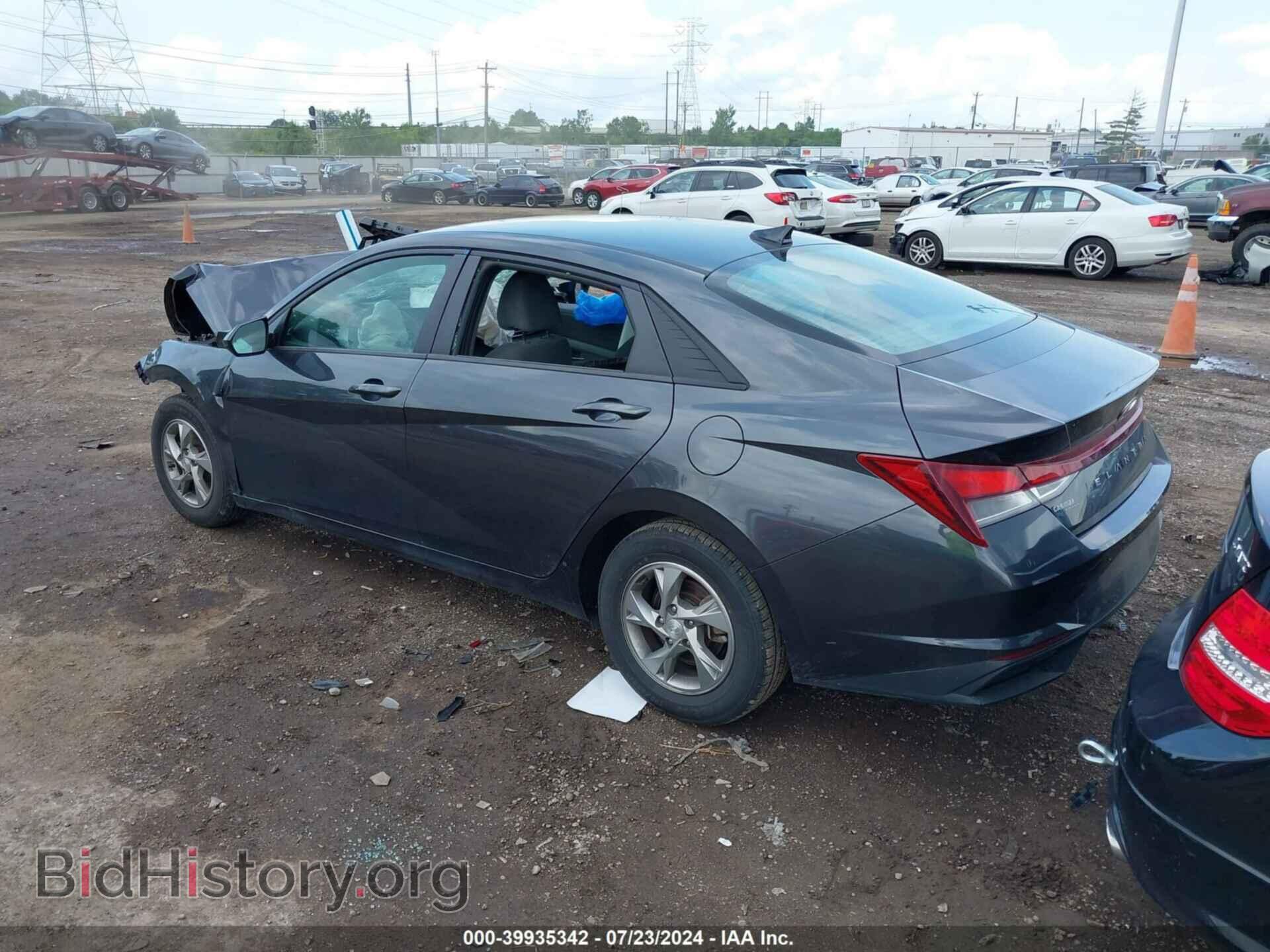 2021 HYUNDAI ELANTRA - VIN: 5NPLL4AG9MH041663 - Фото 3