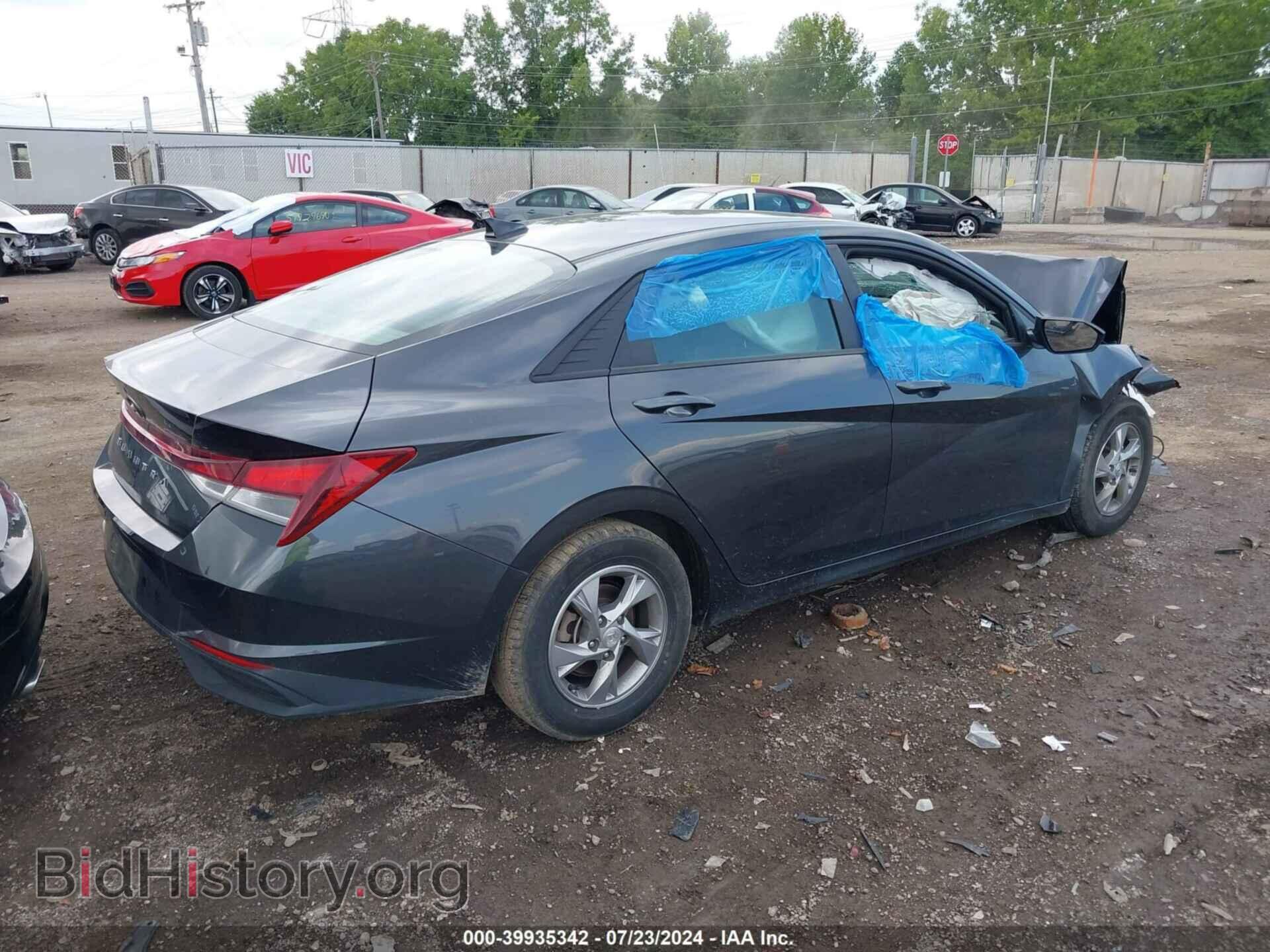 2021 HYUNDAI ELANTRA - VIN: 5NPLL4AG9MH041663 - Фото 4