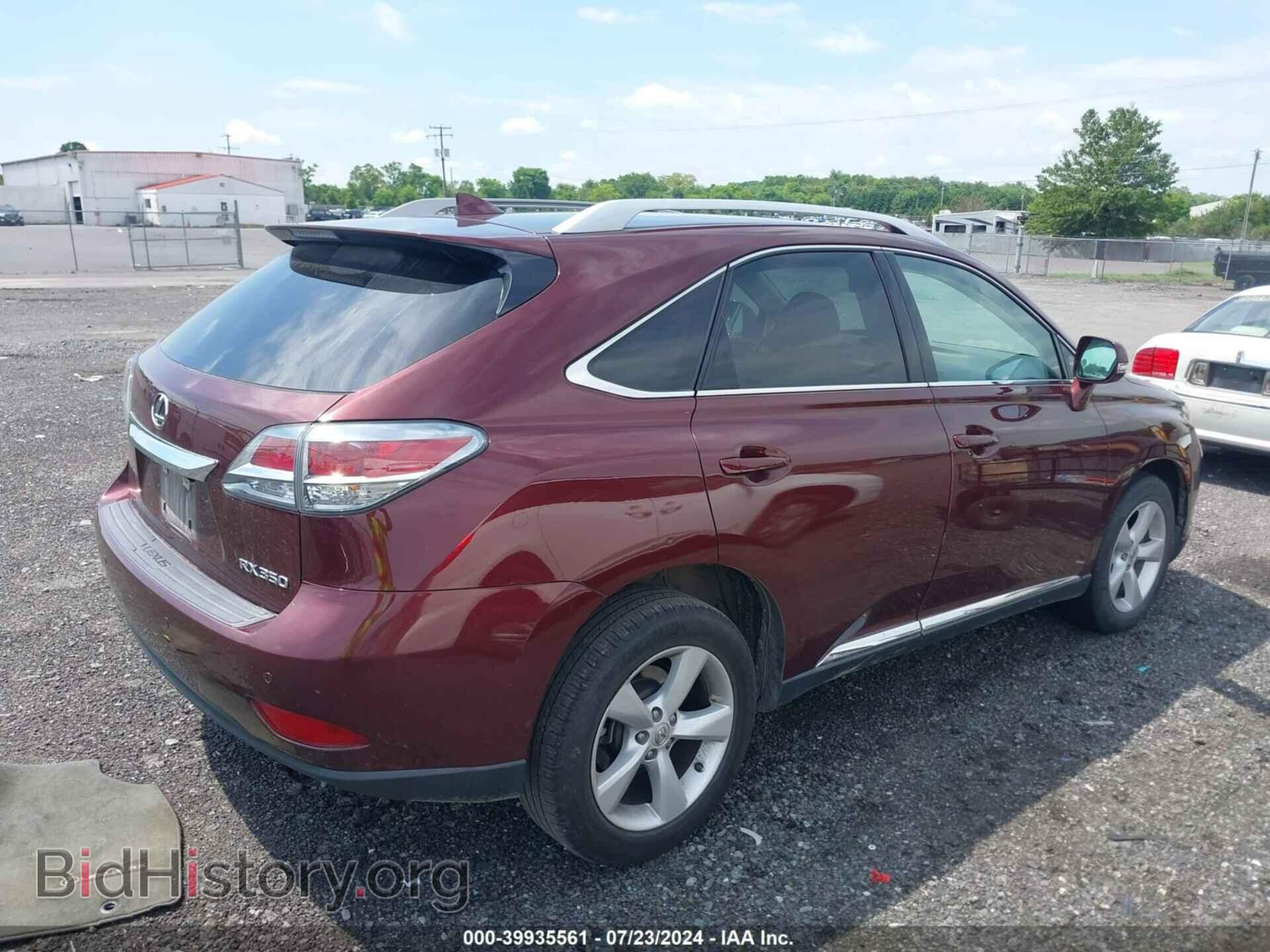 2015 LEXUS RX 350 - VIN: 2T2BK1BA4FC272365 - Фото 4