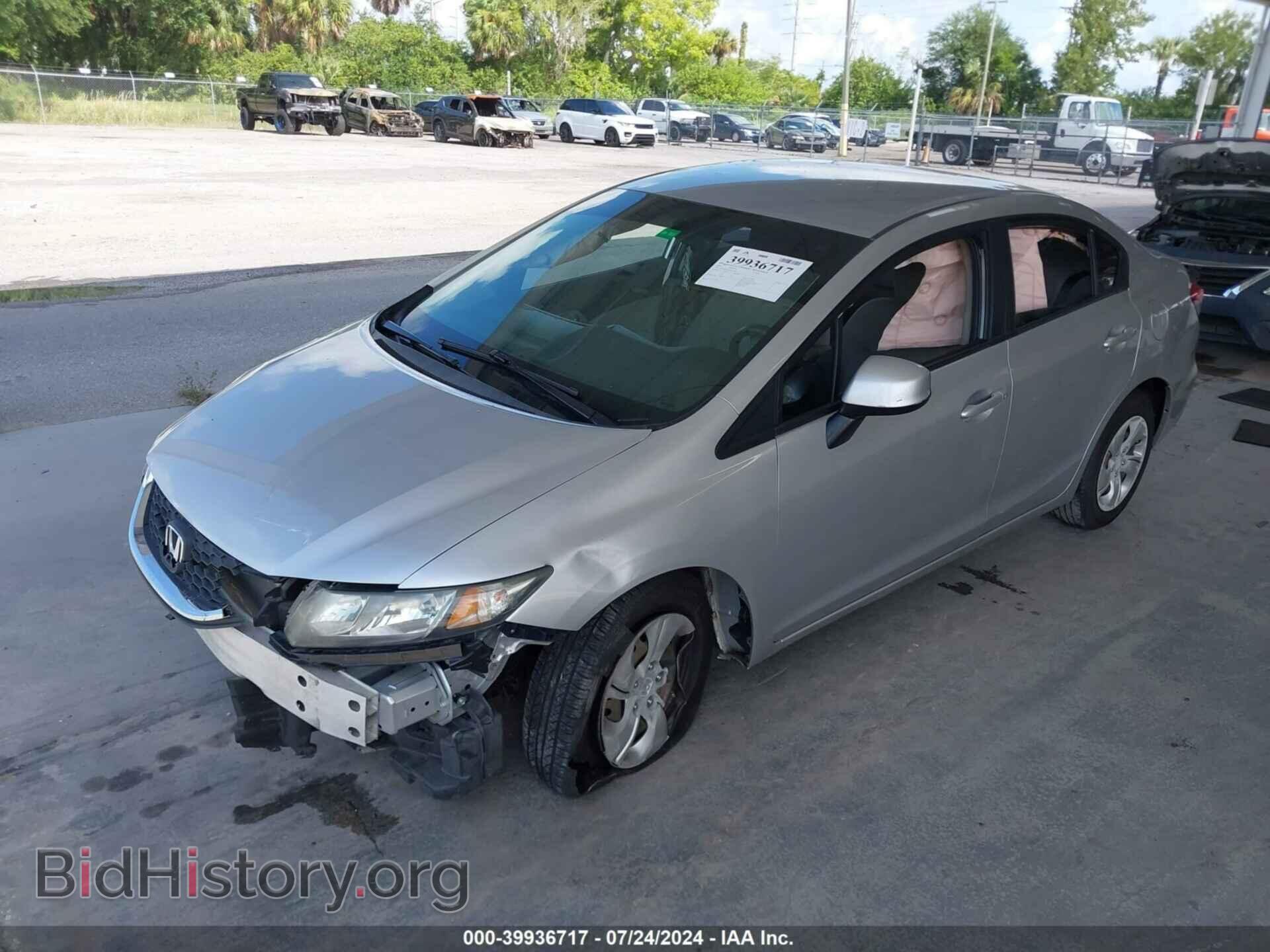2013 HONDA CIVIC - VIN: 19XFB2F54DE053350 - Фото 2