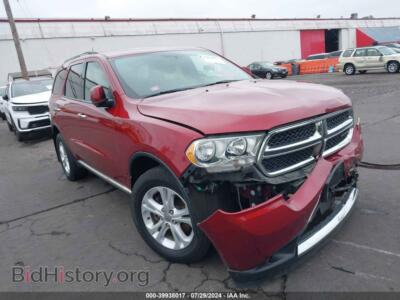 2013 Dodge DURANGO Crew, красный — VIN 1C4RDJDG2DC535621, IAAI