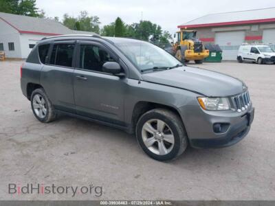 2012 Jeep COMPASS Latitude, gray — VIN 1C4NJCEB4CD514980, IAAI