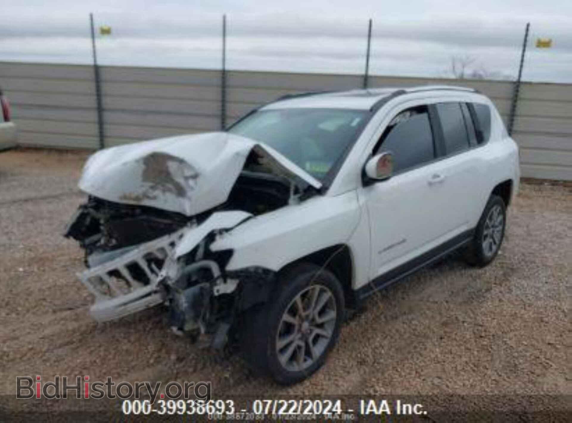 2016 JEEP COMPASS - VIN: 1C4NJCEA0GD785306 - Фото 2