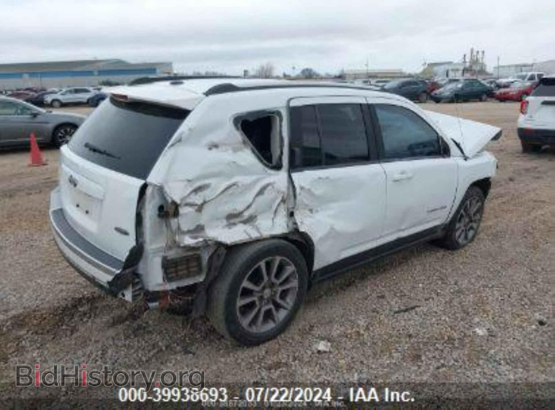 2016 JEEP COMPASS - VIN: 1C4NJCEA0GD785306 - Фото 4