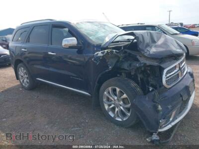 2017 Dodge DURANGO Citadel AWD, black — VIN 1C4SDJET8HC945536, IAAI