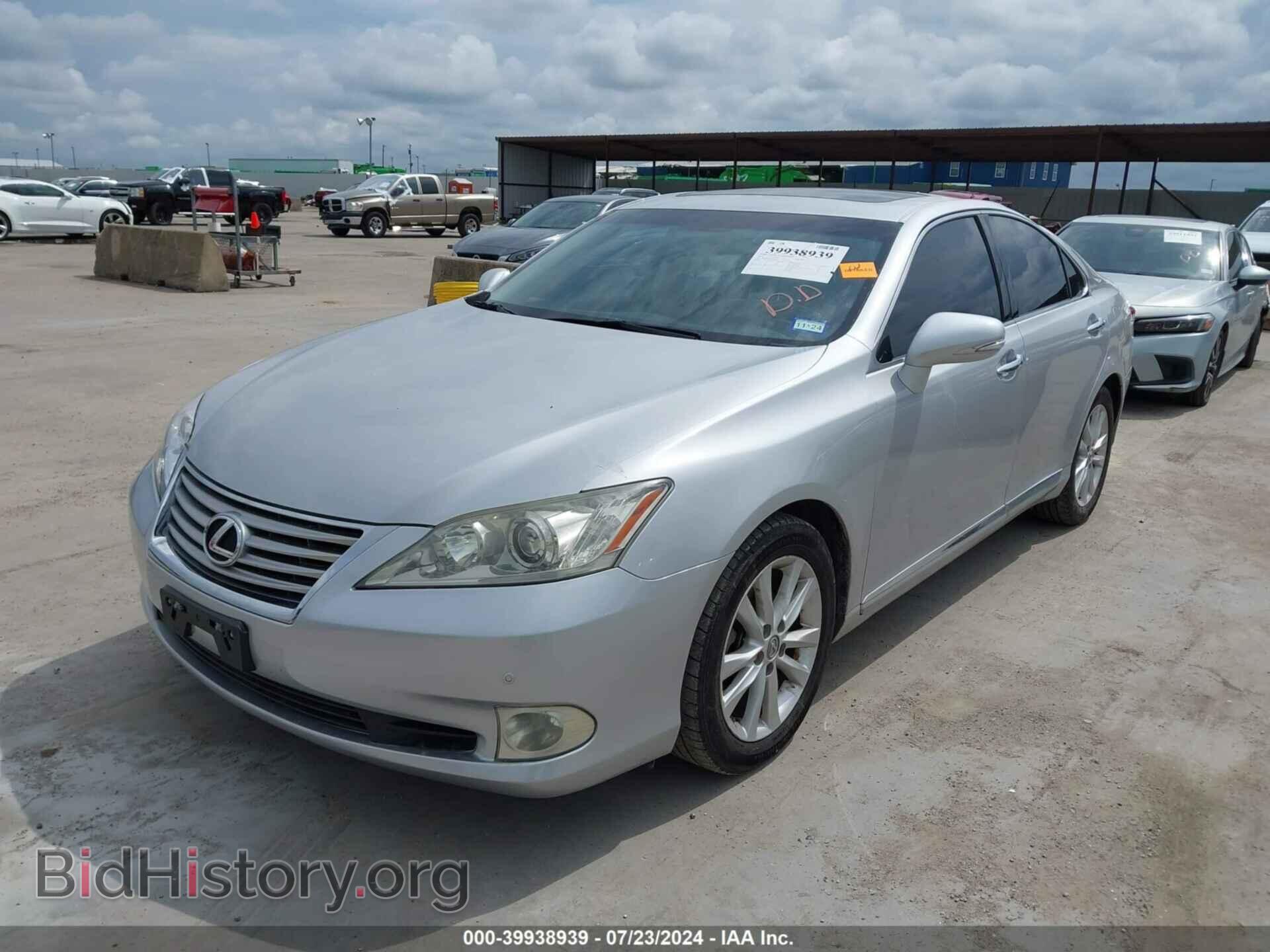 2012 LEXUS ES 350 - VIN: JTHBK1EG7C2490751 - Фото 2