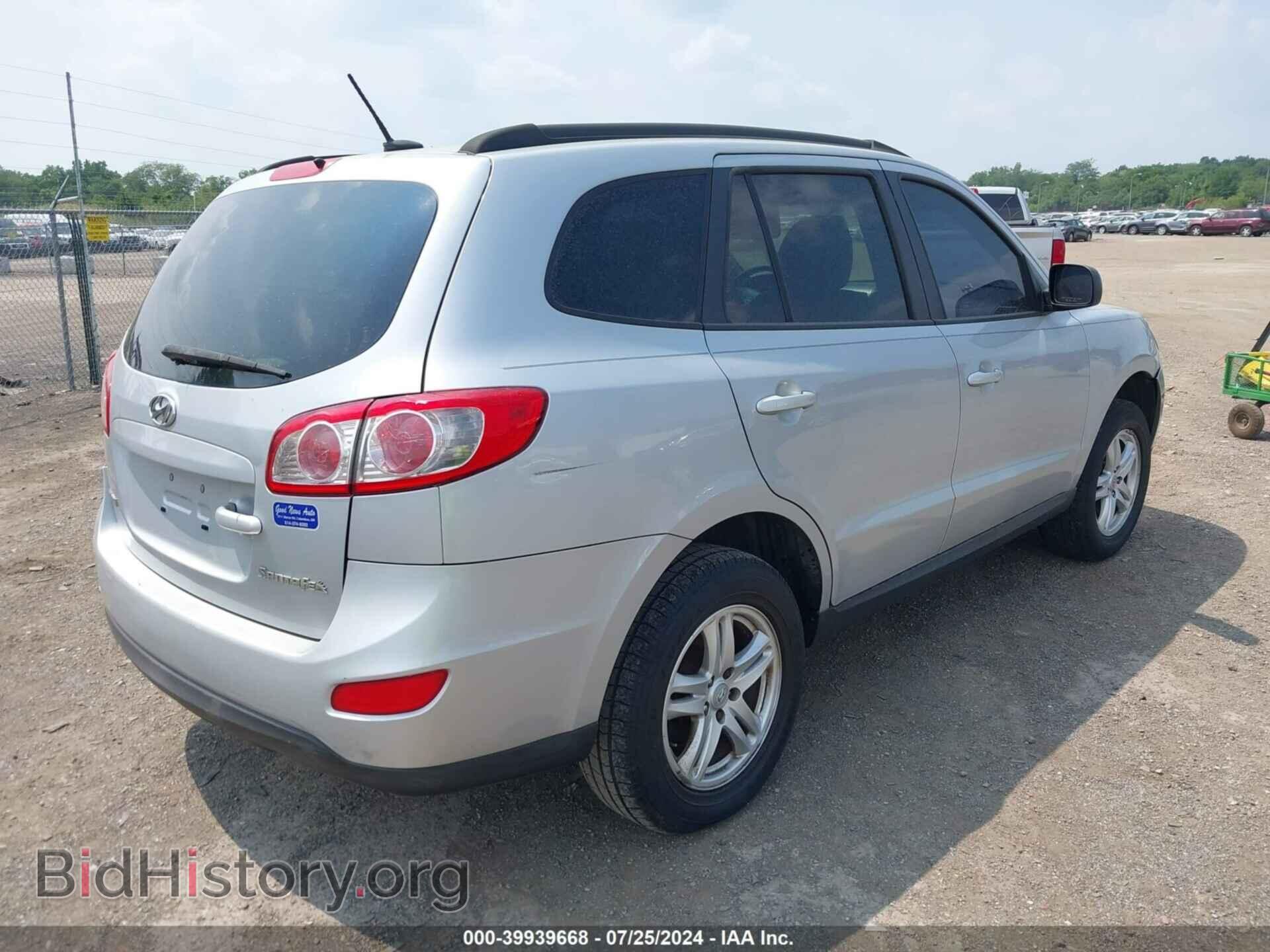 2010 HYUNDAI SANTA FE - VIN: 5NMSG3AB4AH390463 - Фото 4