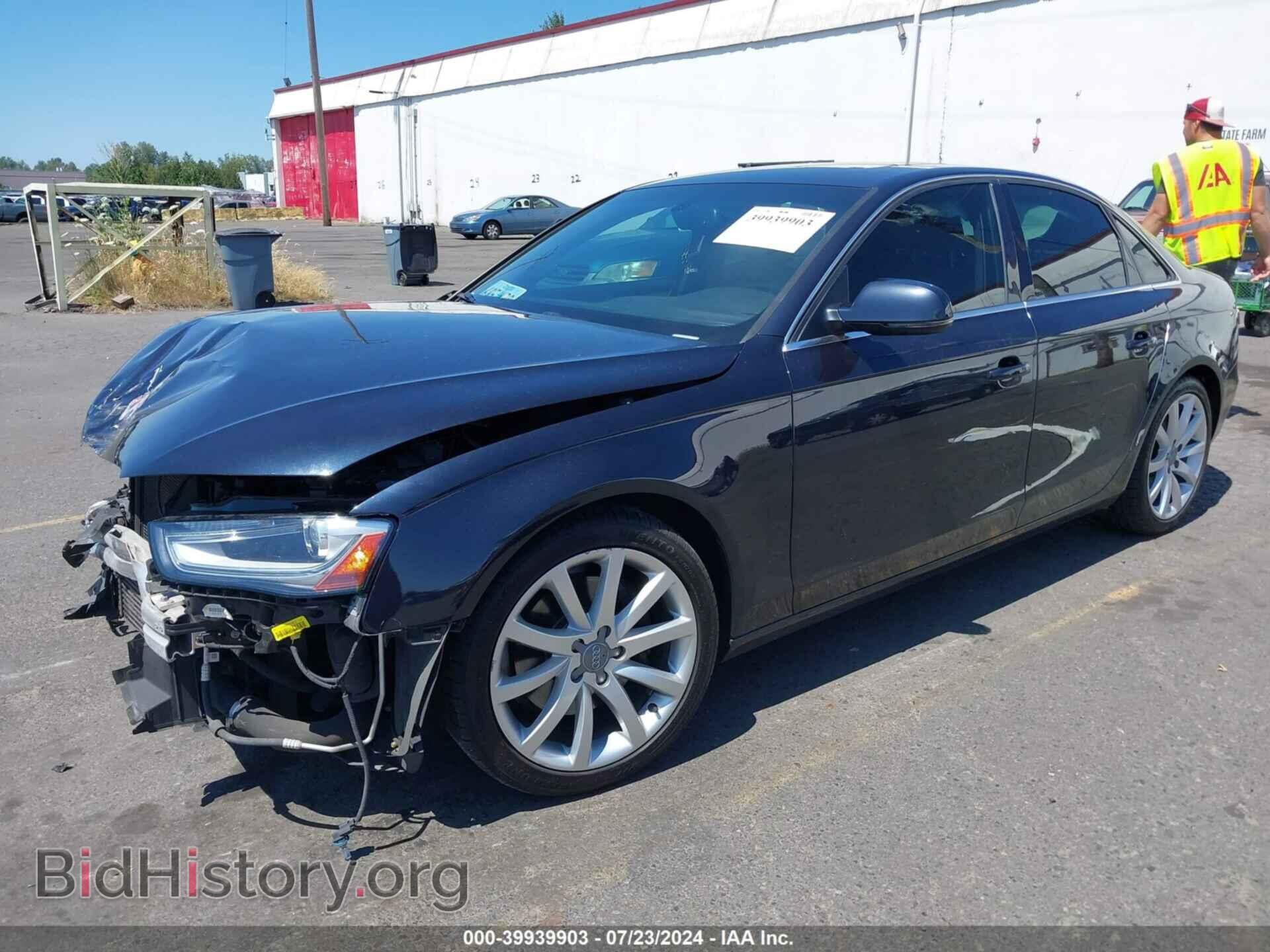 2013 AUDI A4 - VIN: WAUFFAFL1DN021638 - Фото 2