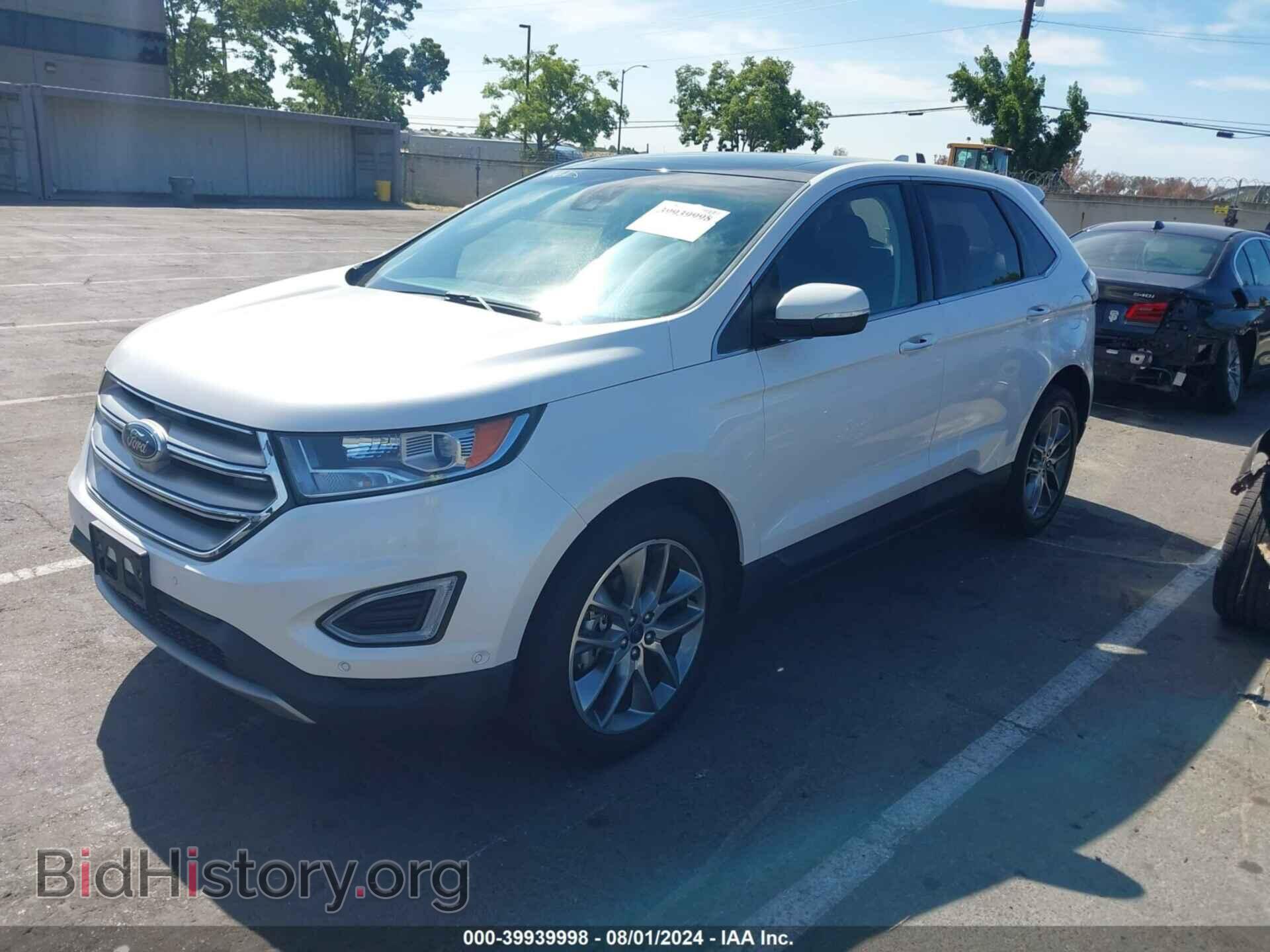 2015 FORD EDGE - VIN: 2FMPK3K92FBB60843 - Photo 2