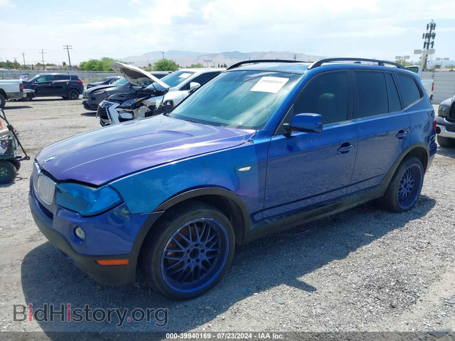 2007 BMW X3 - VIN: WBXPC93457WF04775 - Фото 2