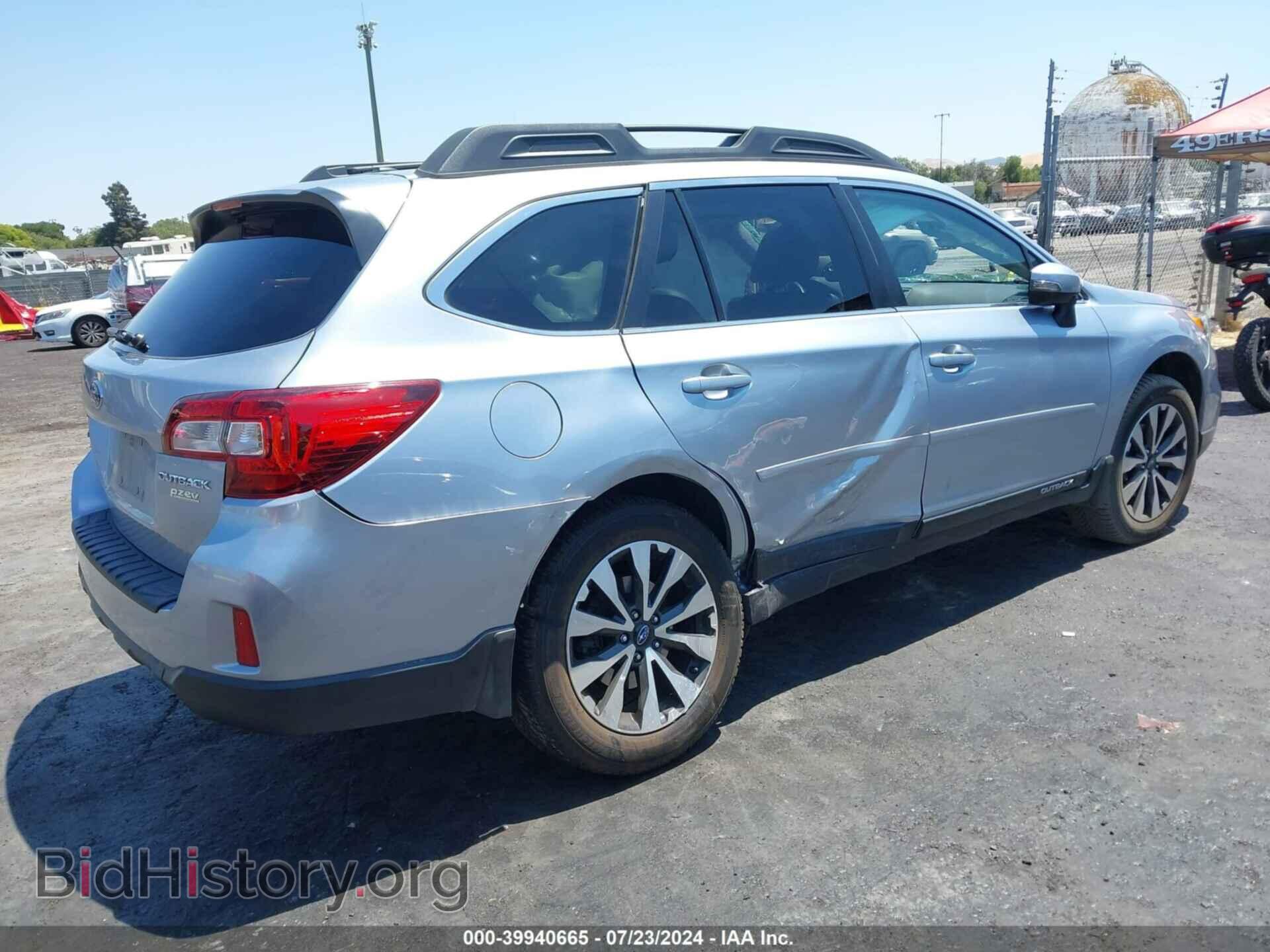 2015 SUBARU OUTBACK - VIN: 4S4BSANC1F3324072 - Фото 4