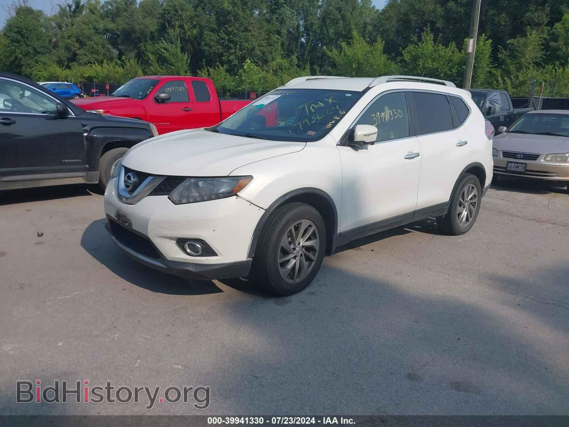 2014 NISSAN ROGUE - VIN: 5N1AT2MV2EC793624 - Фото 2