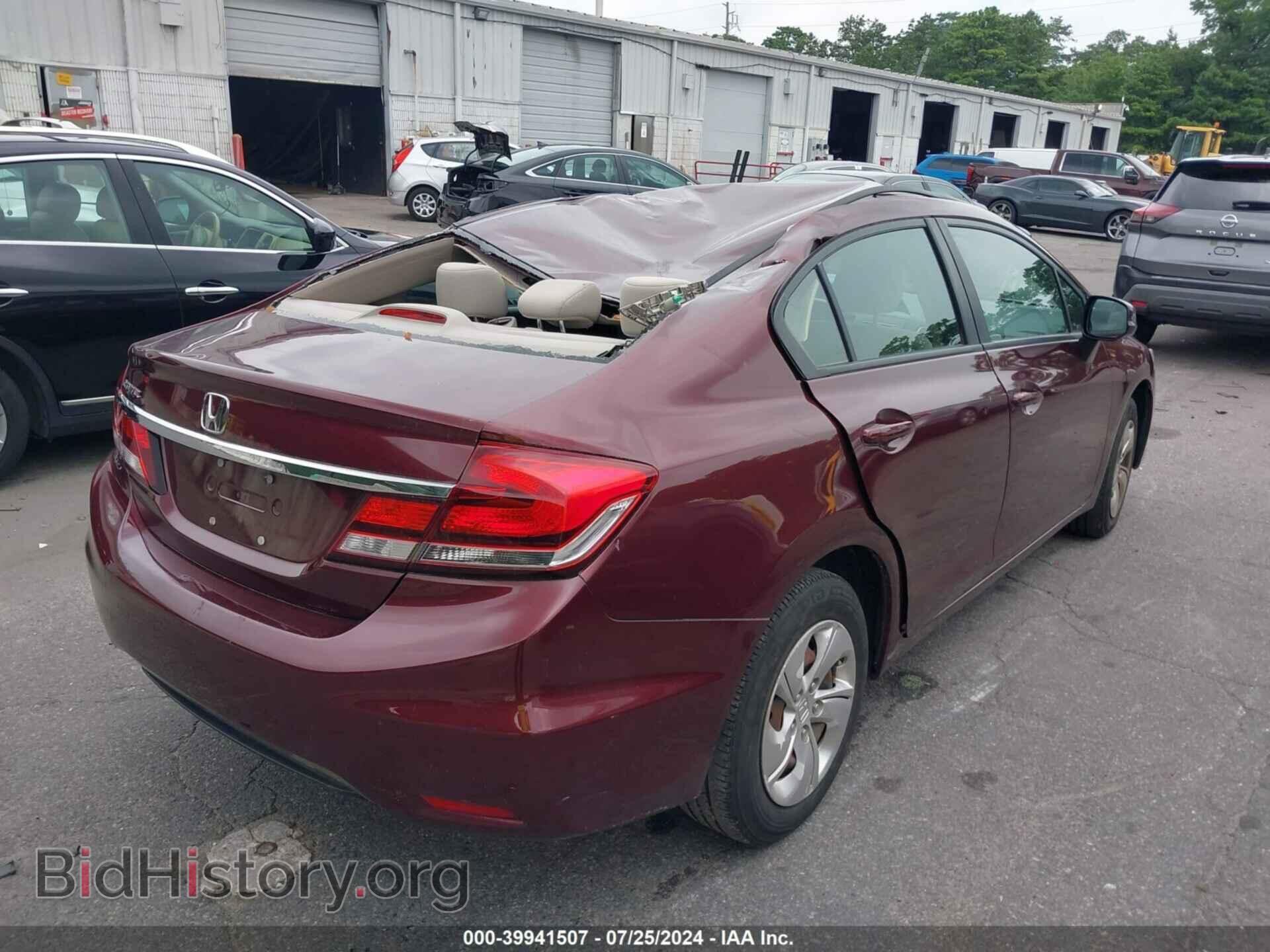 2013 HONDA CIVIC - VIN: 19XFB2F53DE004950 - Фото 4