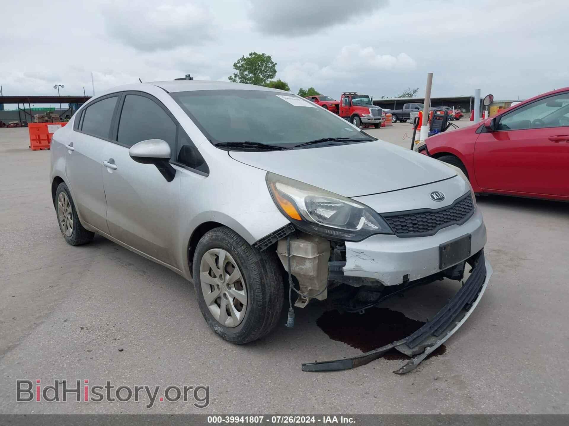 Фотография KNADM4A30G6621328 - KIA RIO 2016