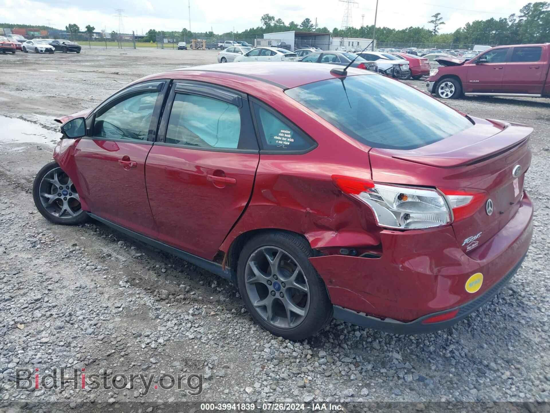 2013 FORD FOCUS - VIN: 1FADP3F29DL327126 - Фото 3
