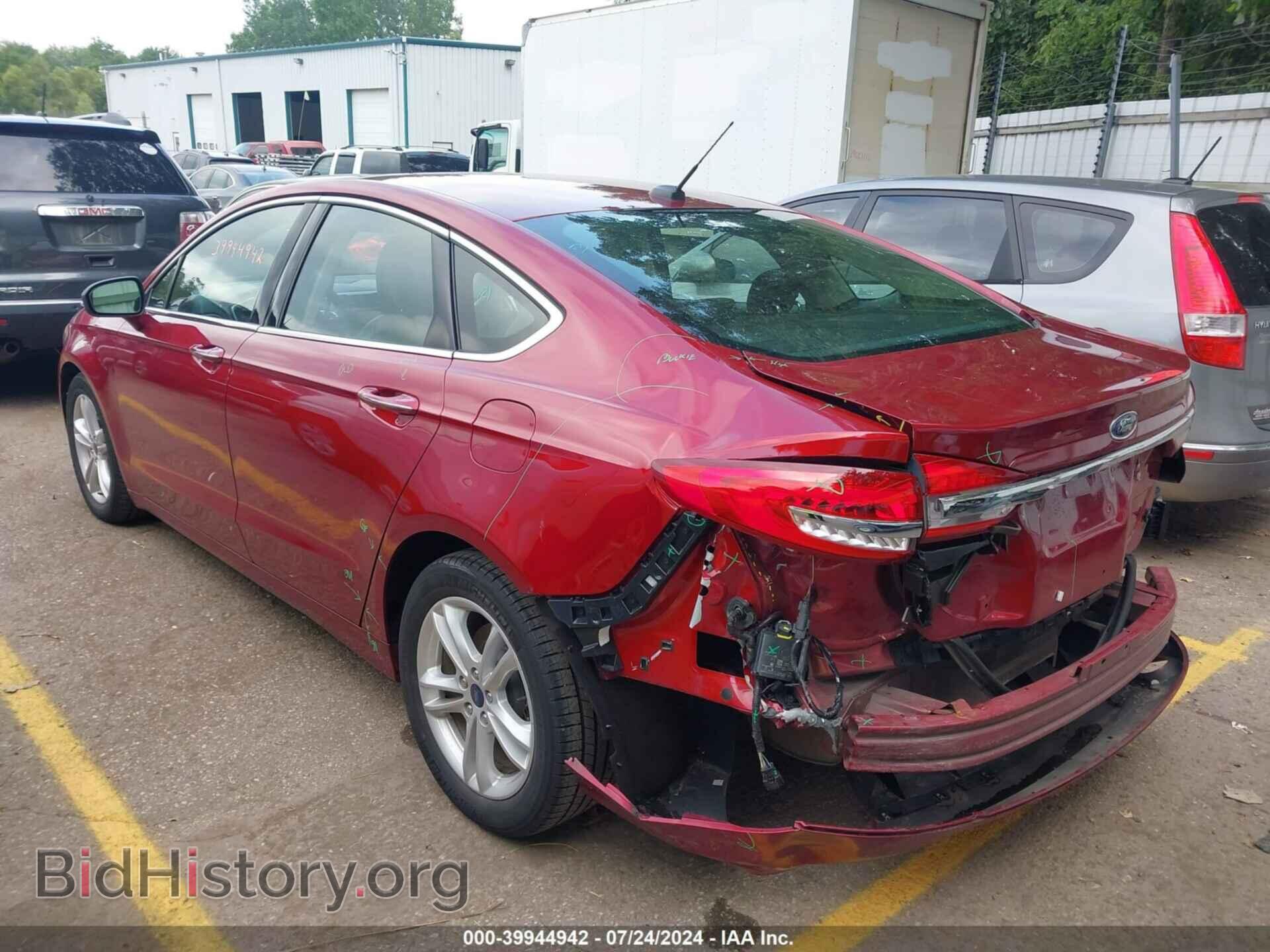 2018 FORD FUSION - VIN: 3FA6P0HD8JR217543 - Фото 3