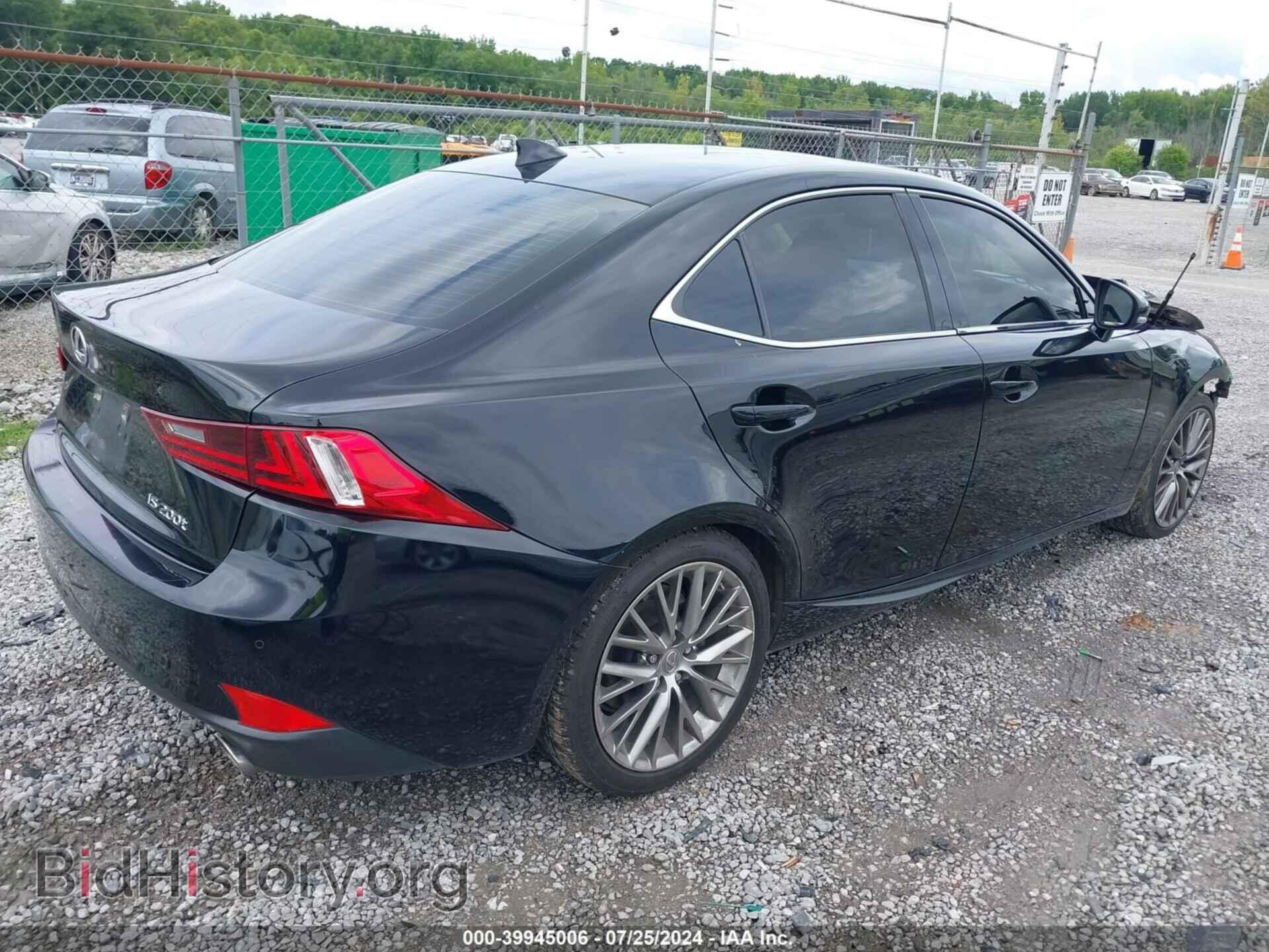 2016 LEXUS IS 200T - VIN: JTHBA1D26G5011944 - Фото 4