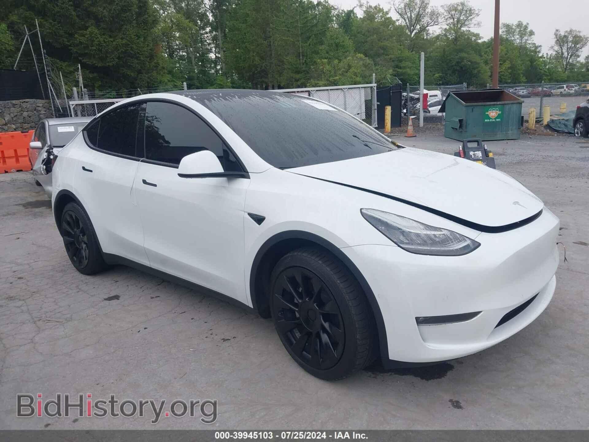 Photo 7SAYGDEEXNF423996 - TESLA MODEL Y 2022