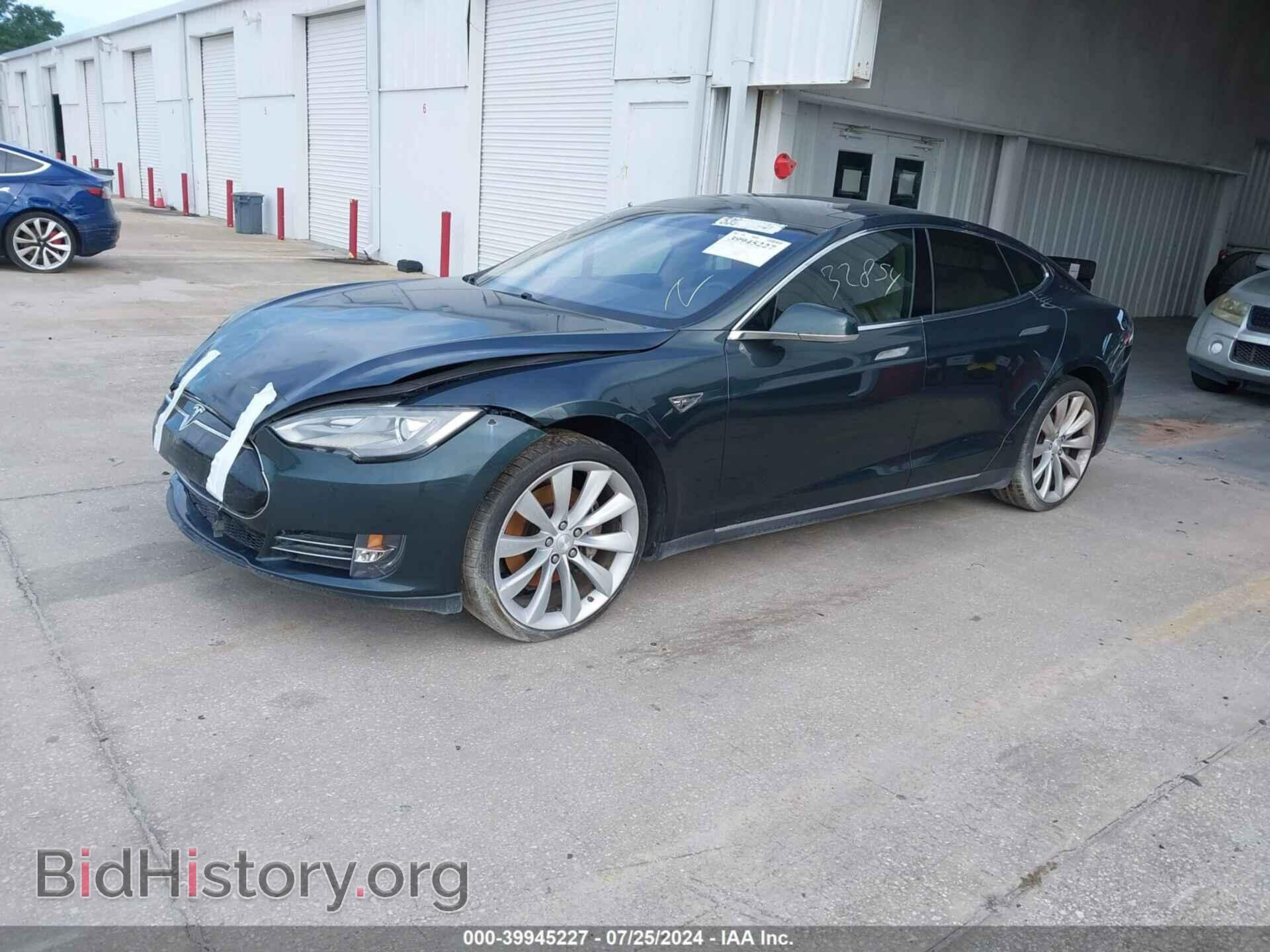 2014 TESLA MODEL S - VIN: 5YJSA1H1XEFP49843 - Фото 2