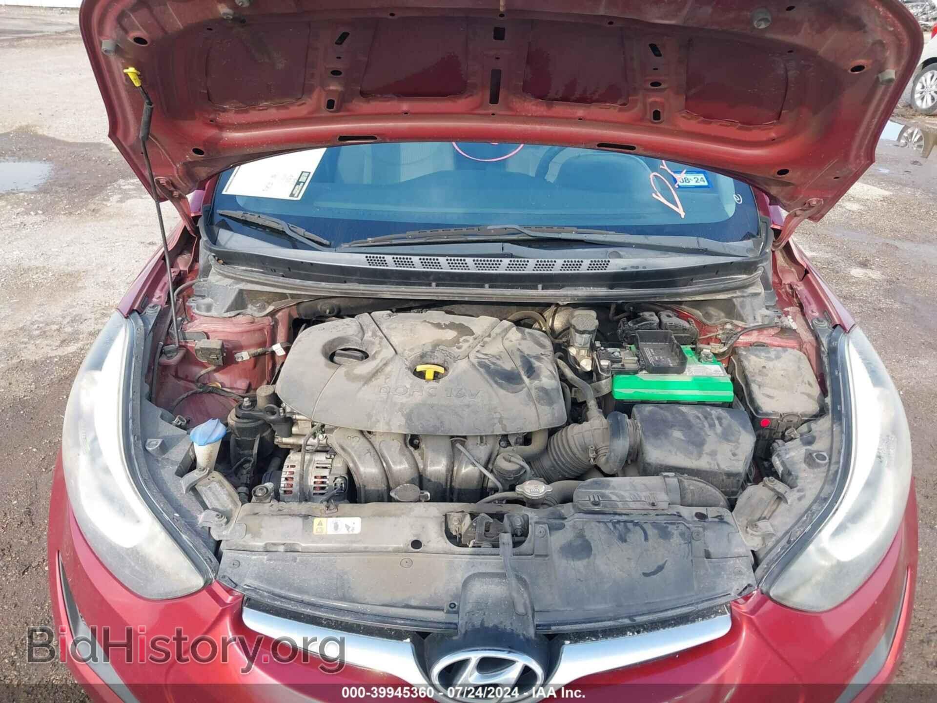 2014 HYUNDAI ELANTRA - VIN: 5NPDH4AE8EH536622 - Фото 10