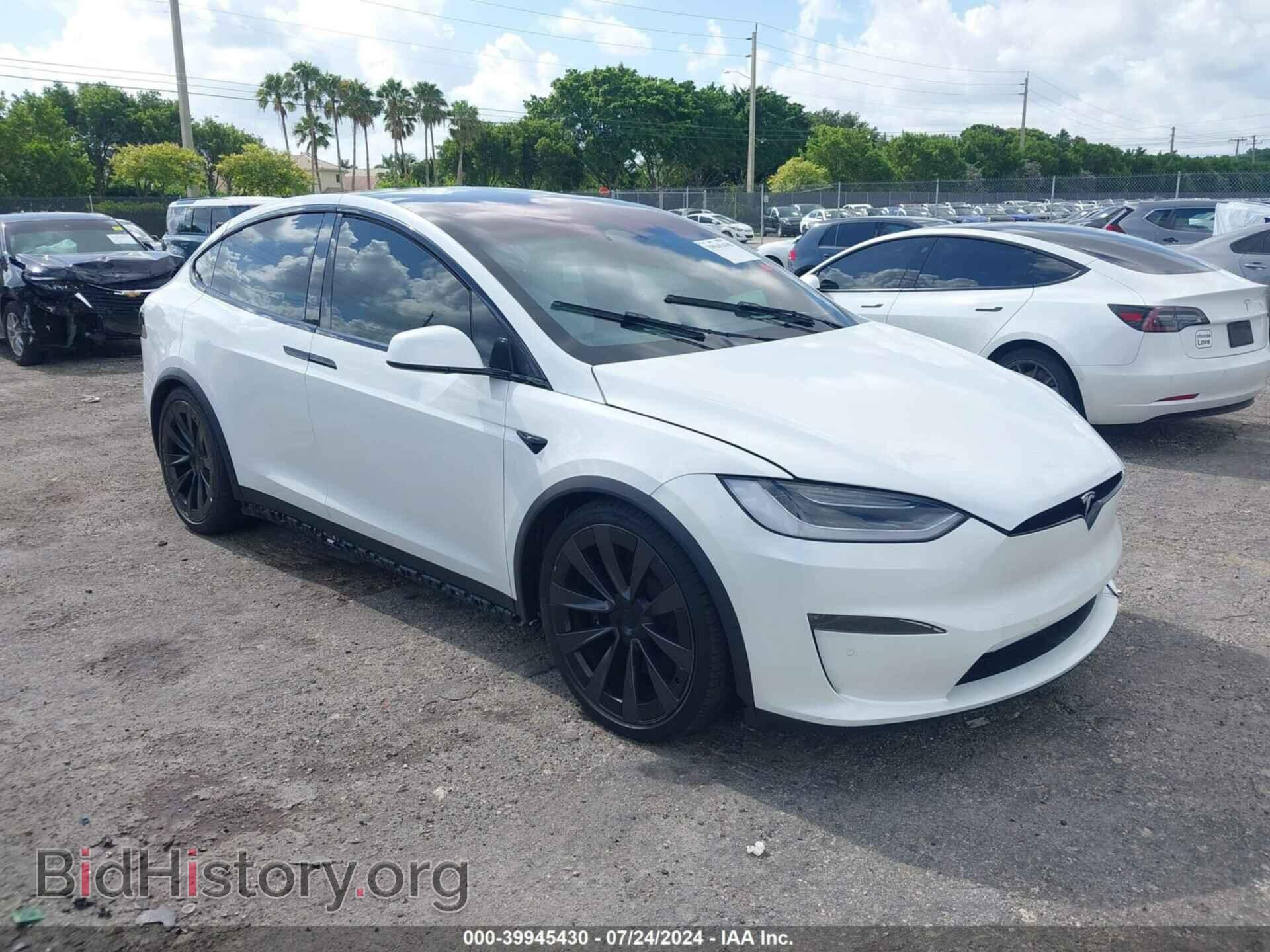 Photo 7SAXCBE54NF355903 - TESLA MODEL X 2022