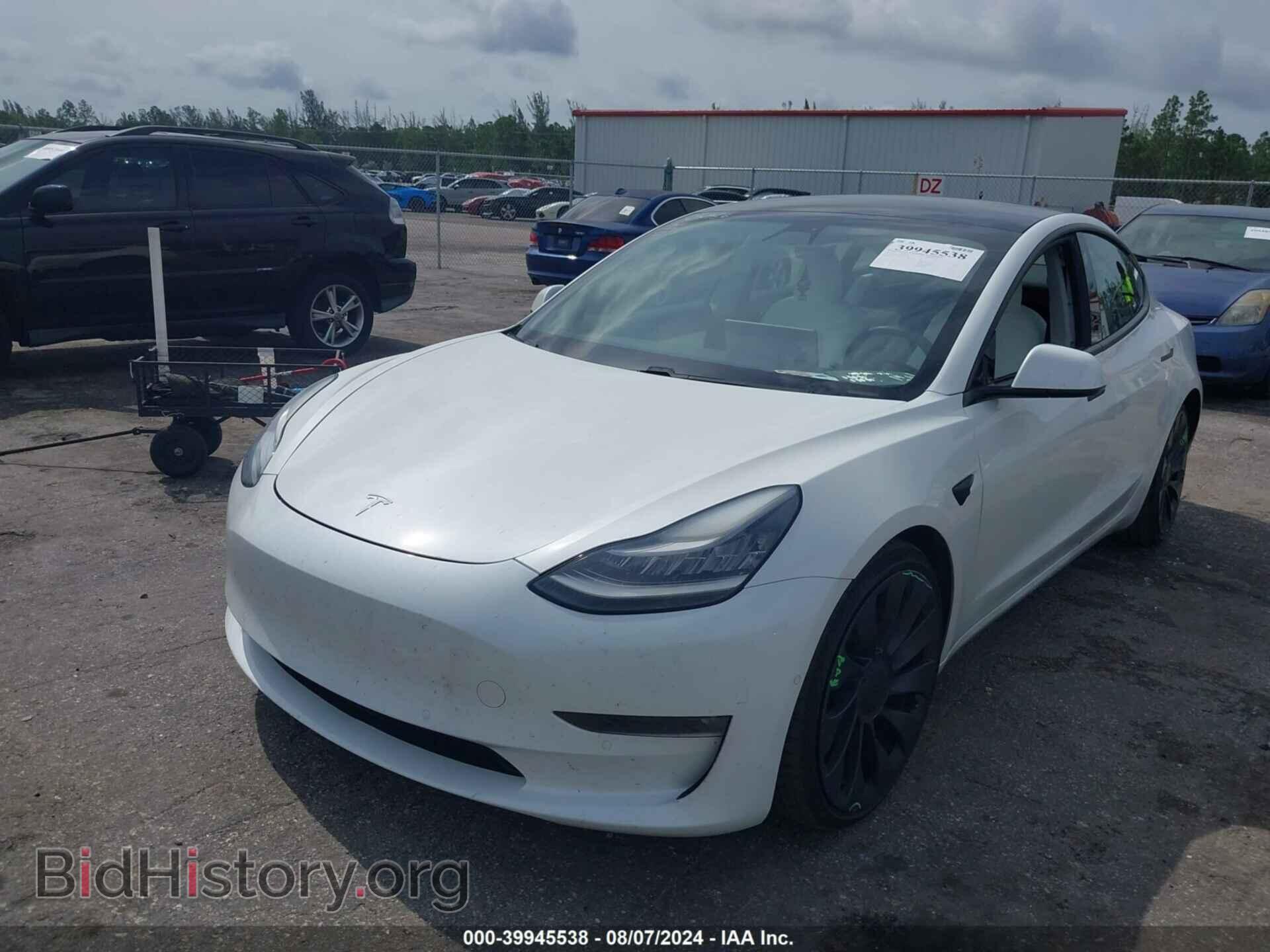 2021 TESLA MODEL 3 - VIN: 5YJ3E1EC3MF849778 - Фото 2