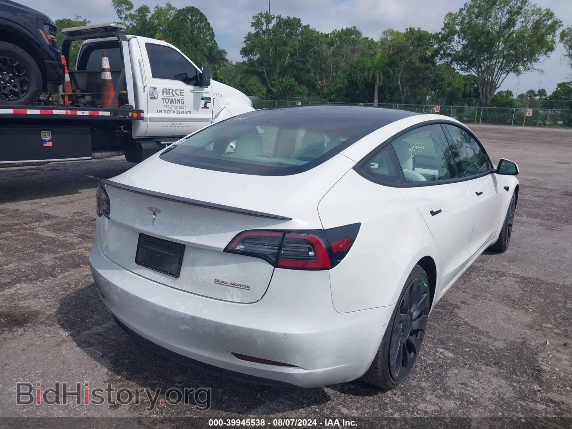 2021 TESLA MODEL 3 - VIN: 5YJ3E1EC3MF849778 - Фото 4