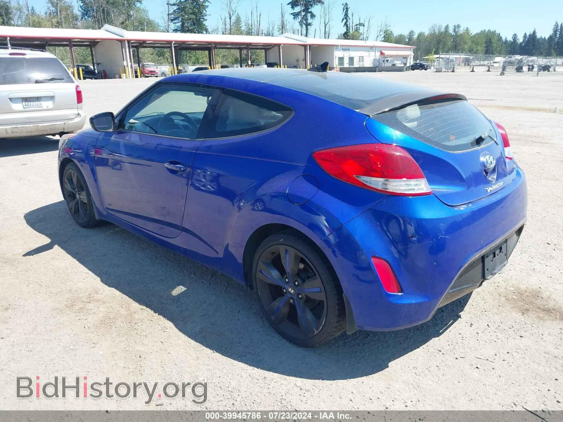 2012 HYUNDAI VELOSTER - VIN: KMHTC6AD7CU034681 - Фото 3
