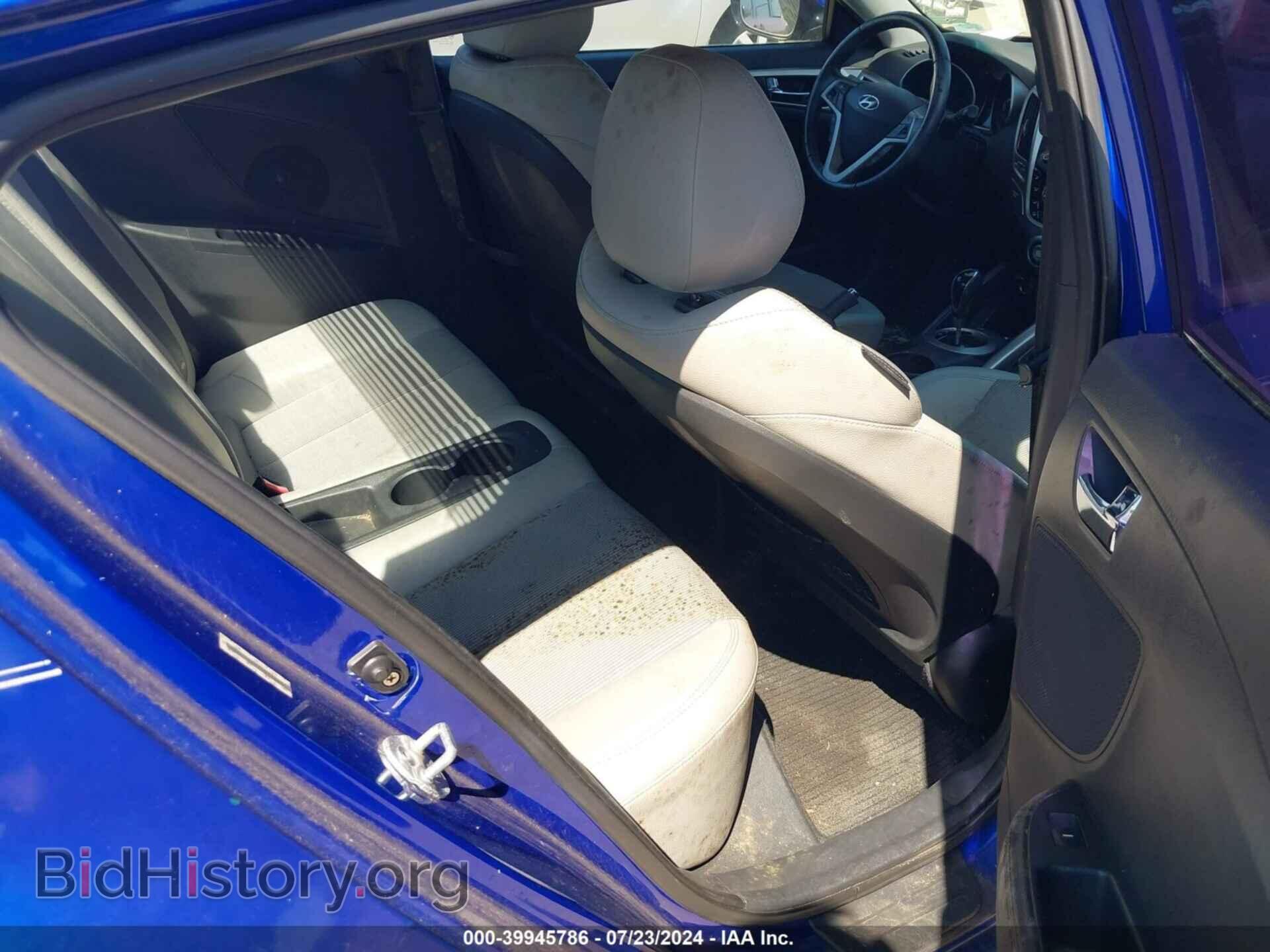 2012 HYUNDAI VELOSTER - VIN: KMHTC6AD7CU034681 - Фото 8