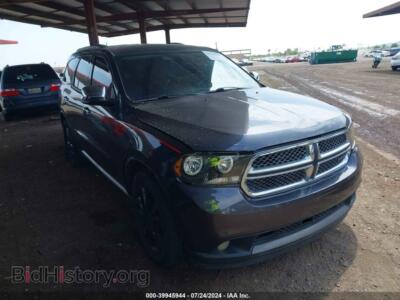 2011 Dodge DURANGO Crew, gray — VIN 1D4SD4GT9BC592801, IAAI