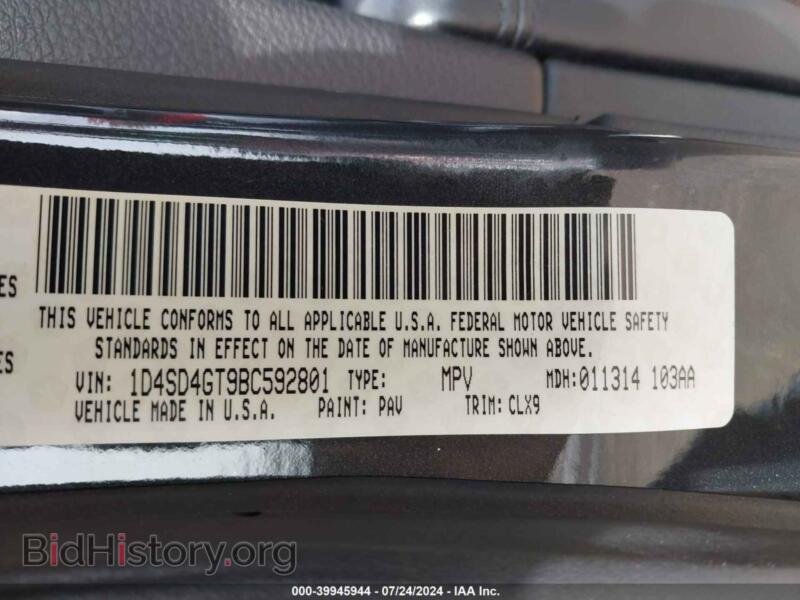 2011 Dodge DURANGO (VIN 1D4SD4GT9BC592801) — photo 9 of 16