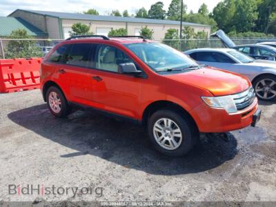 2007 Ford EDGE SE, orange — VIN 2FMDK46C47BB59483, IAAI