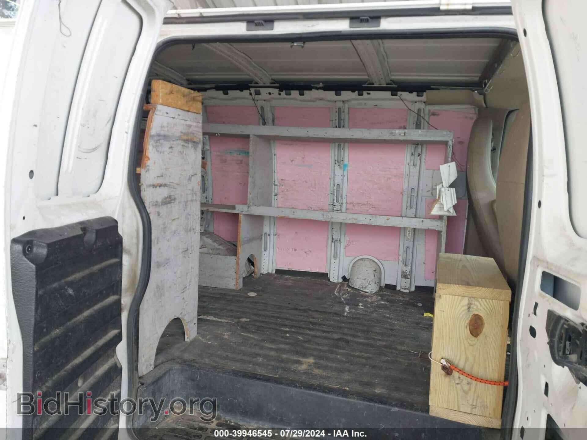 2012 CHEVROLET EXPRESS 2500 - VIN: 1GCWGFCA7C1103864 - Фото 8