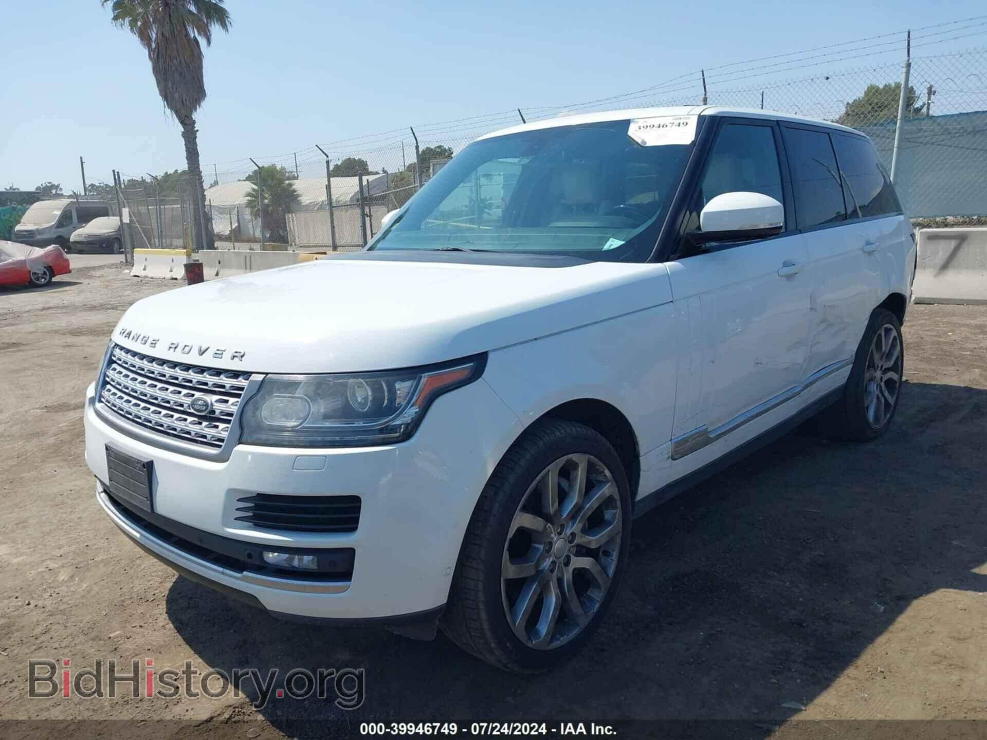 2015 LAND ROVER RANGE ROVER - VIN: SALGS2TF9FA240051 - Фото 2