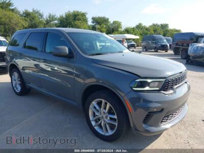 2022 Dodge DURANGO GT AWD, серый — VIN 1C4RDJDG2NC219928, IAAI