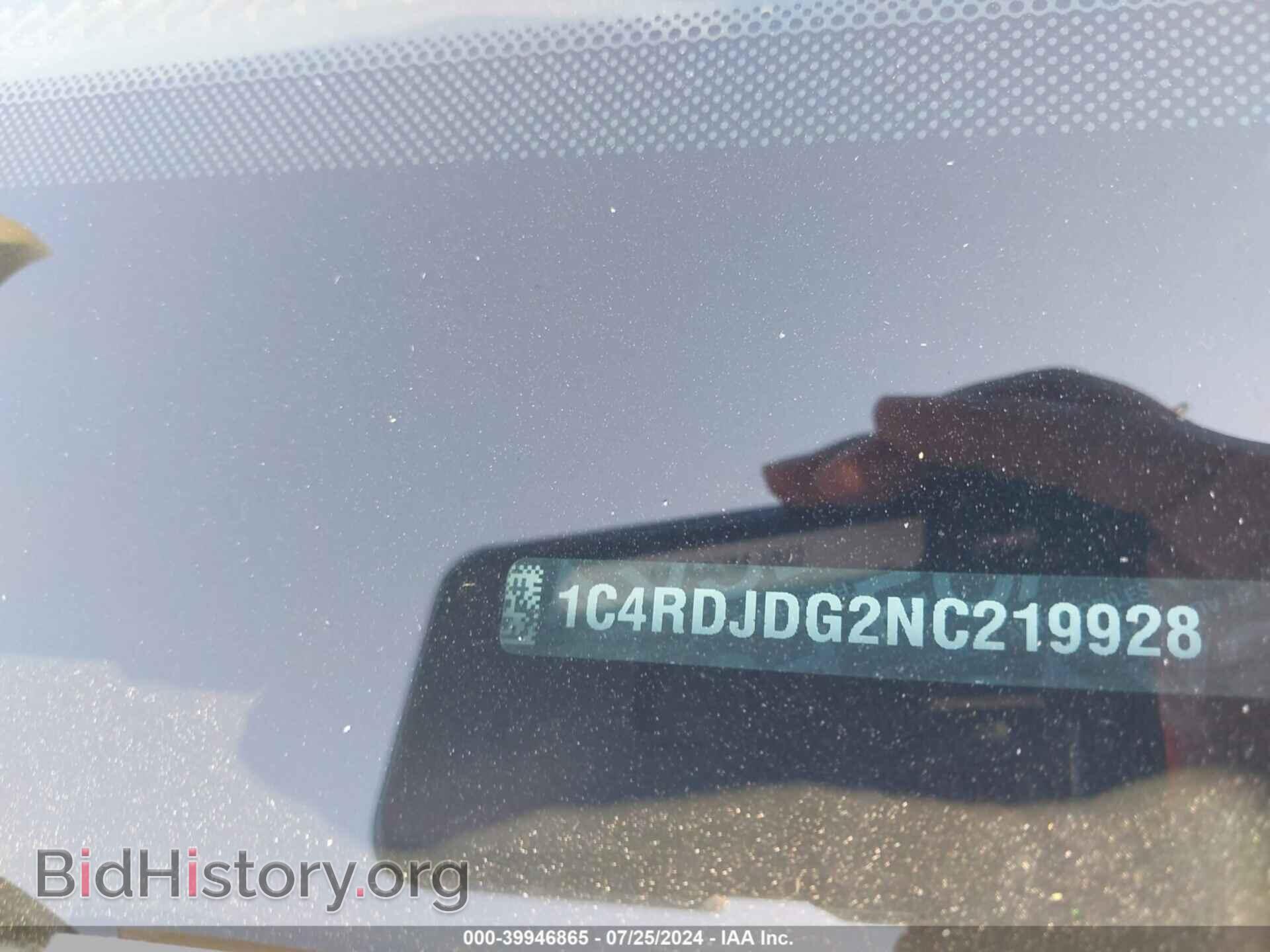2022 DODGE DURANGO - VIN: 1C4RDJDG2NC219928 - Фото 9