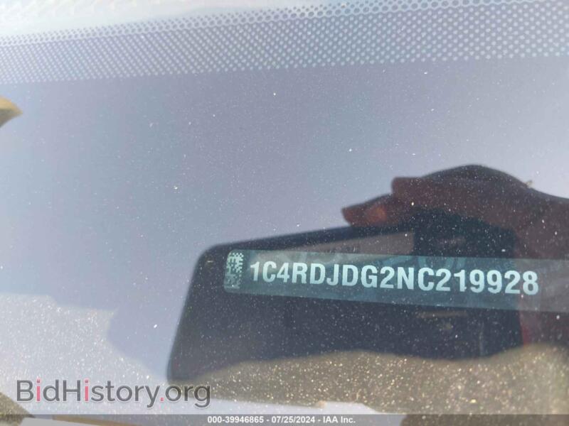 2022 Dodge DURANGO (VIN 1C4RDJDG2NC219928) — фото 9 из 16
