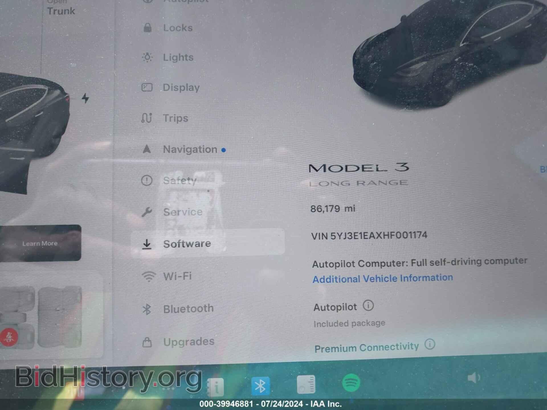 2017 TESLA MODEL 3 - VIN: 5YJ3E1EAXHF001174 - Фото 7