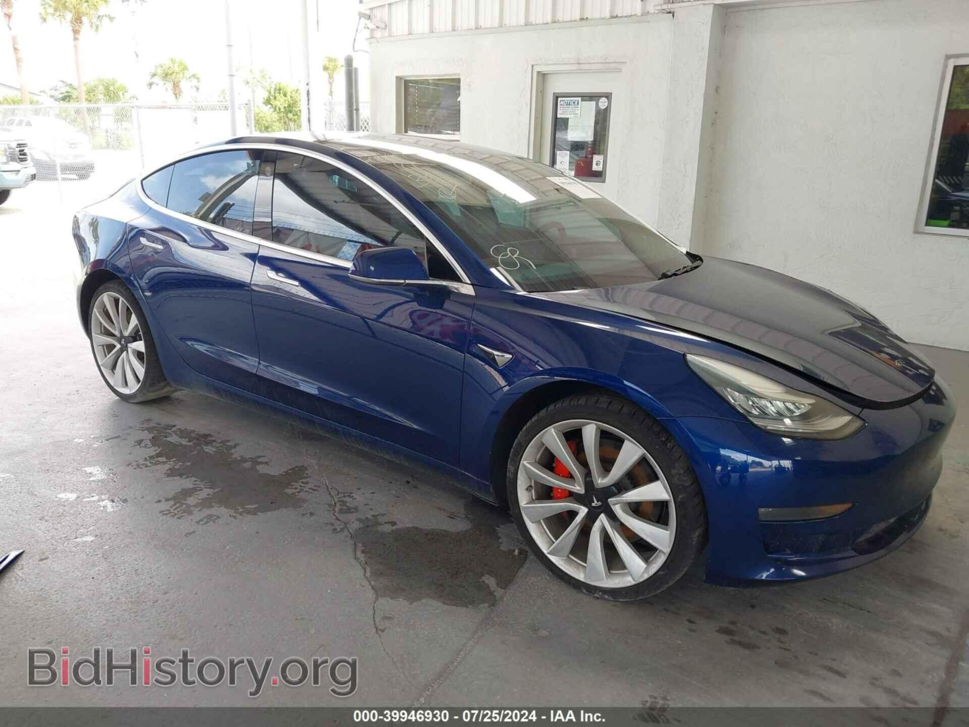 Фотография 5YJ3E1EB6KF454952 - TESLA MODEL 3 2019