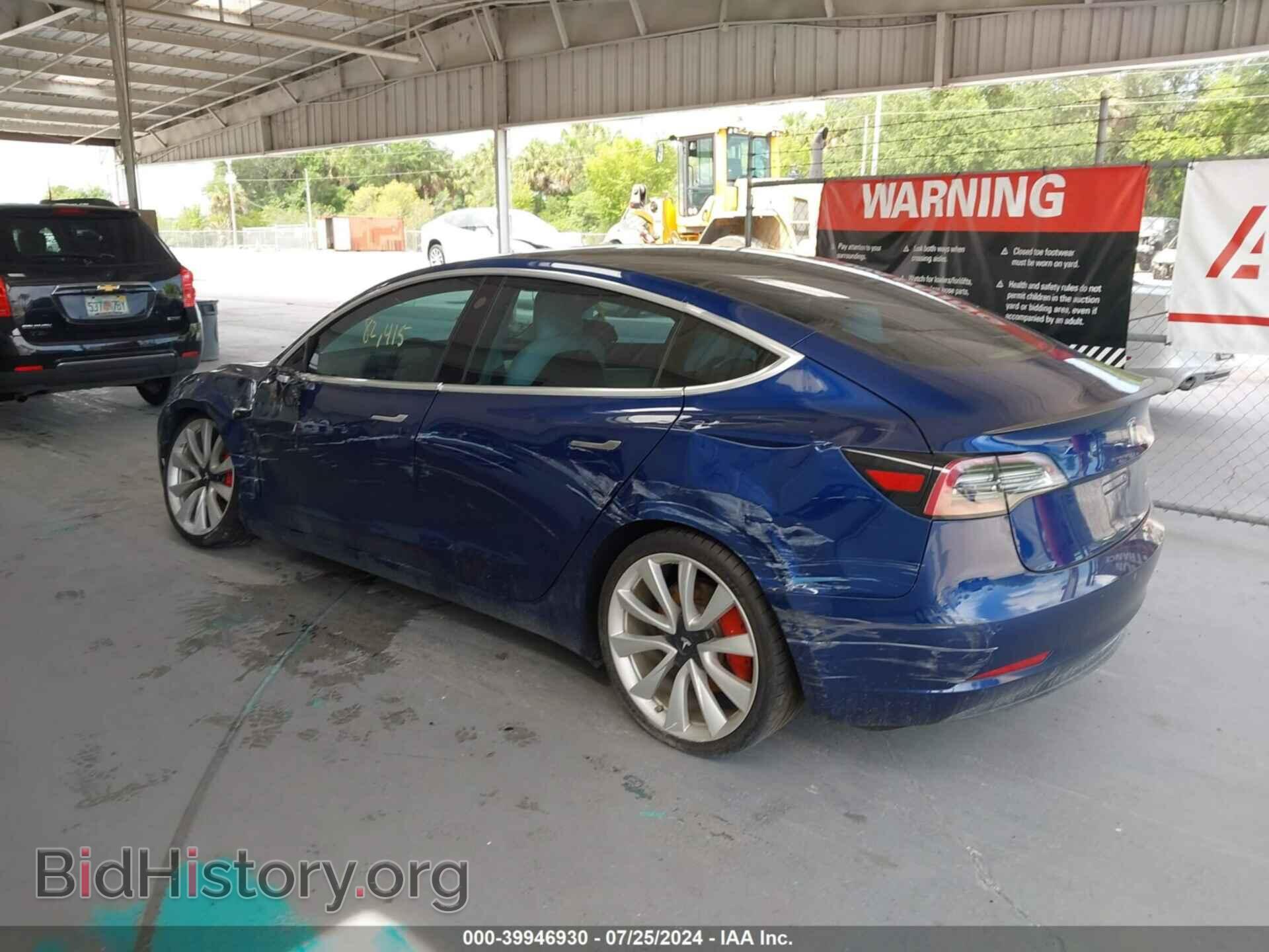 2019 TESLA MODEL 3 - VIN: 5YJ3E1EB6KF454952 - Фото 3