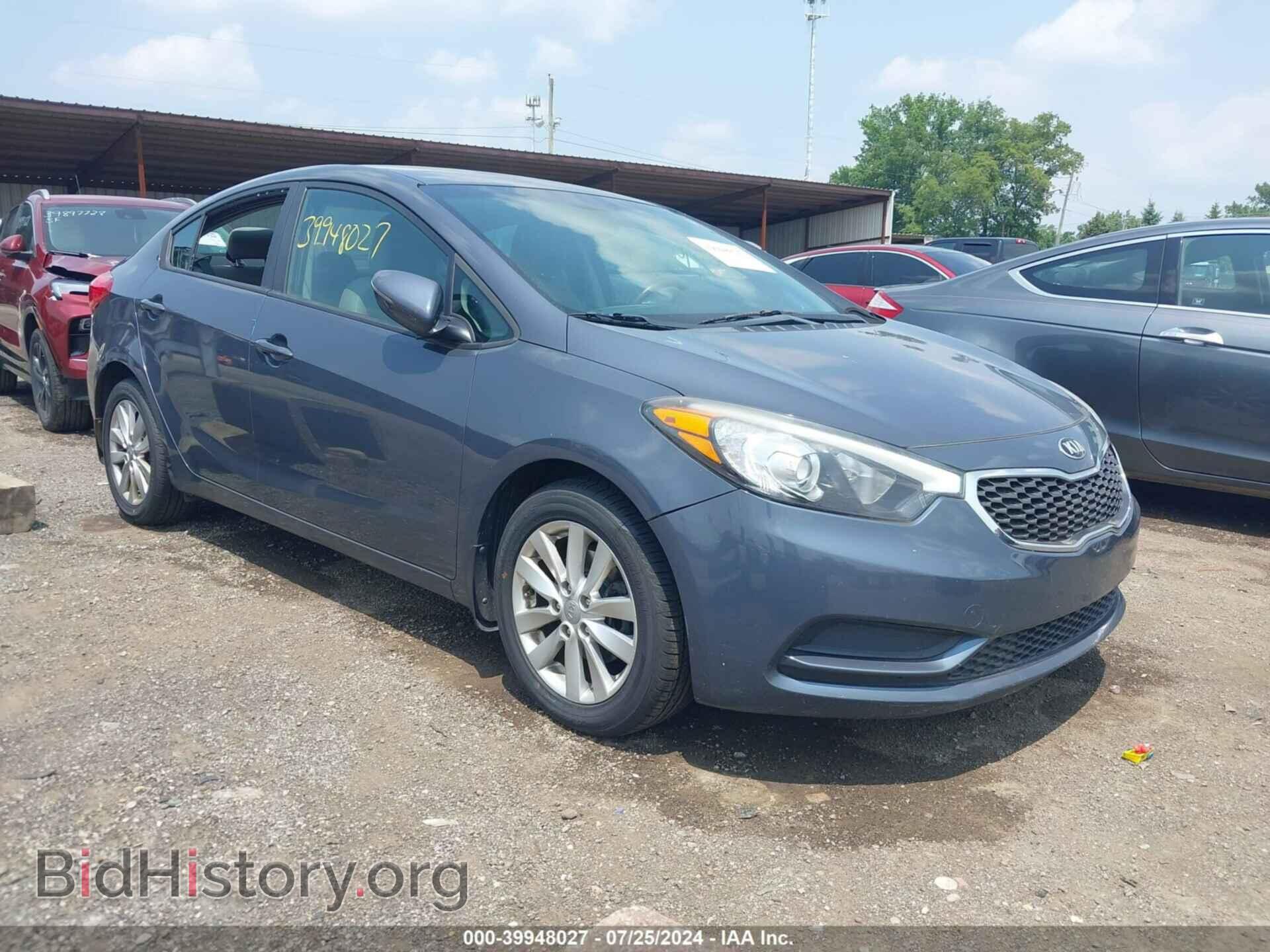 Photo KNAFX4A64E5192322 - KIA FORTE 2014